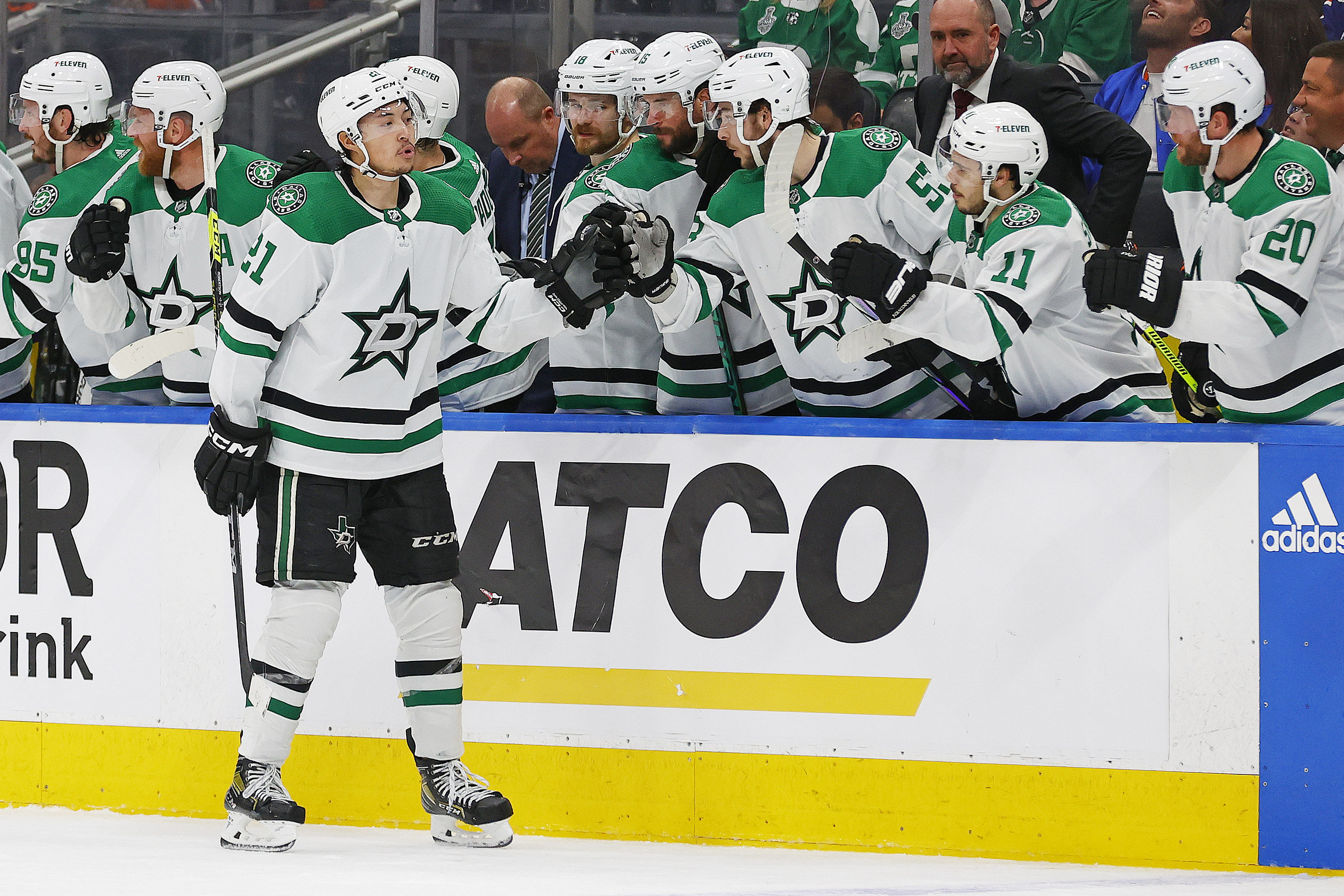 NHL: Stanley Cup Playoffs-Dallas Stars at Edmonton