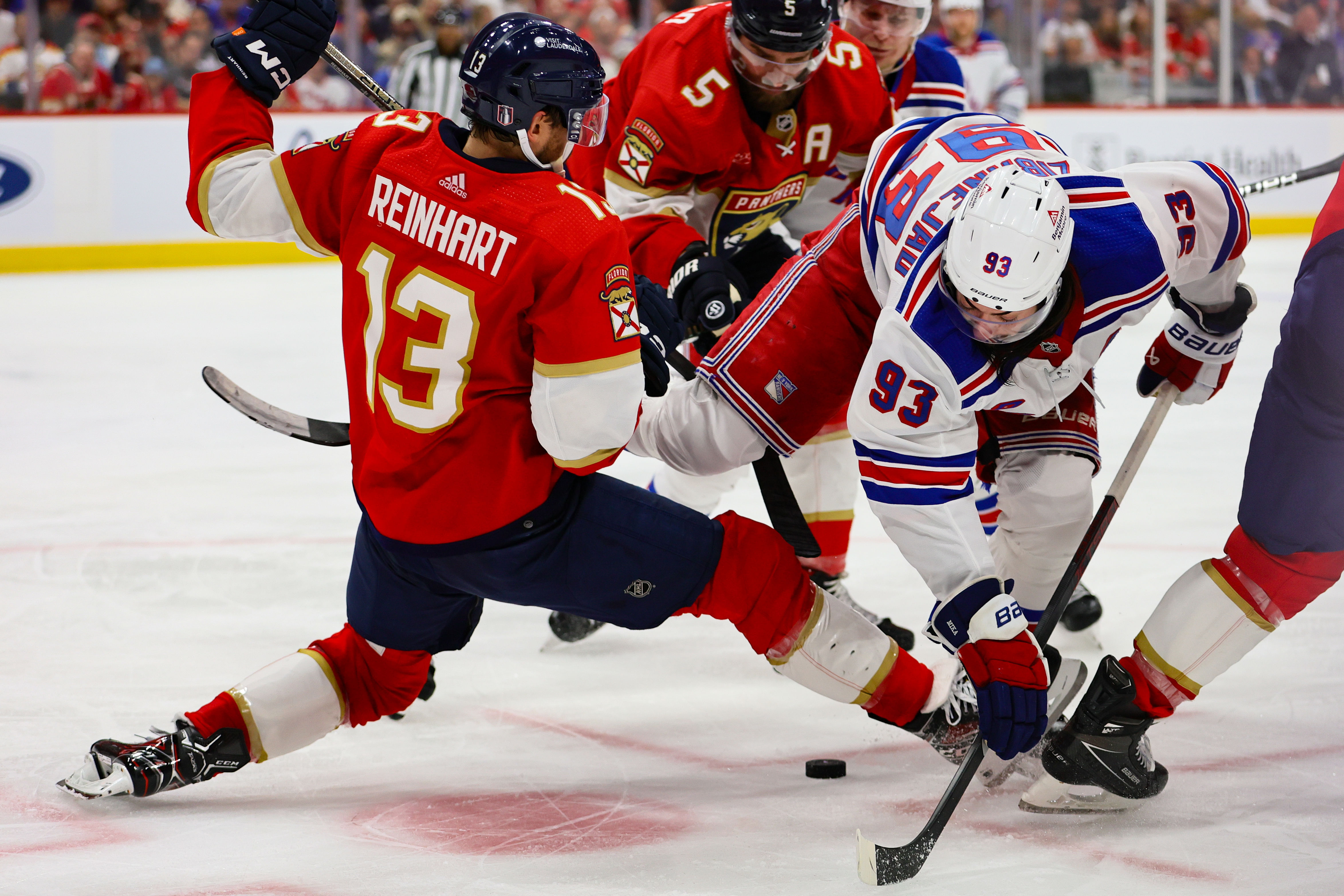 NHL: Stanley Cup Playoffs-New York Rangers at Florida Panthers