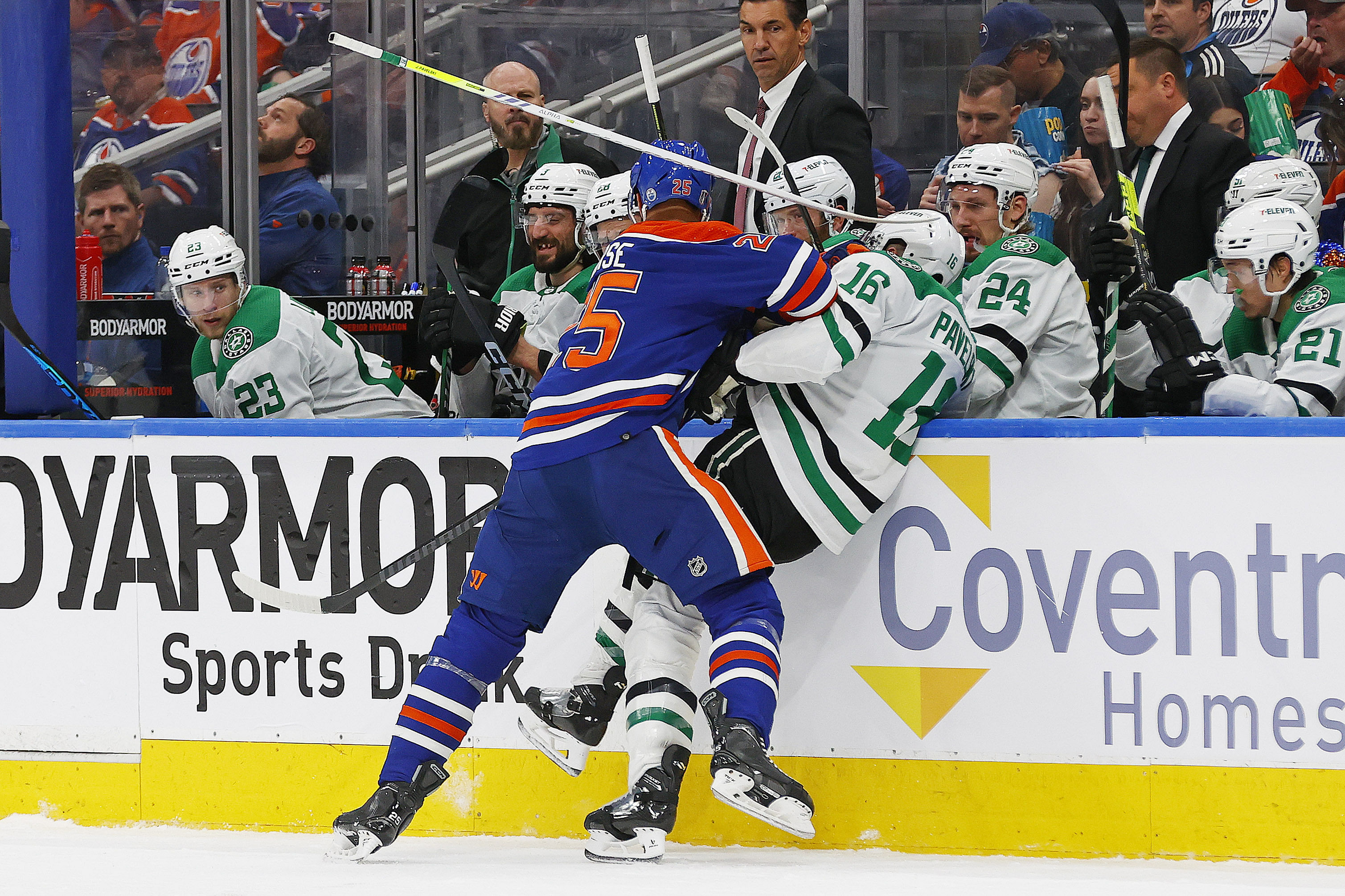 NHL: Stanley Cup Playoffs-Dallas Stars at Edmonton Oilers