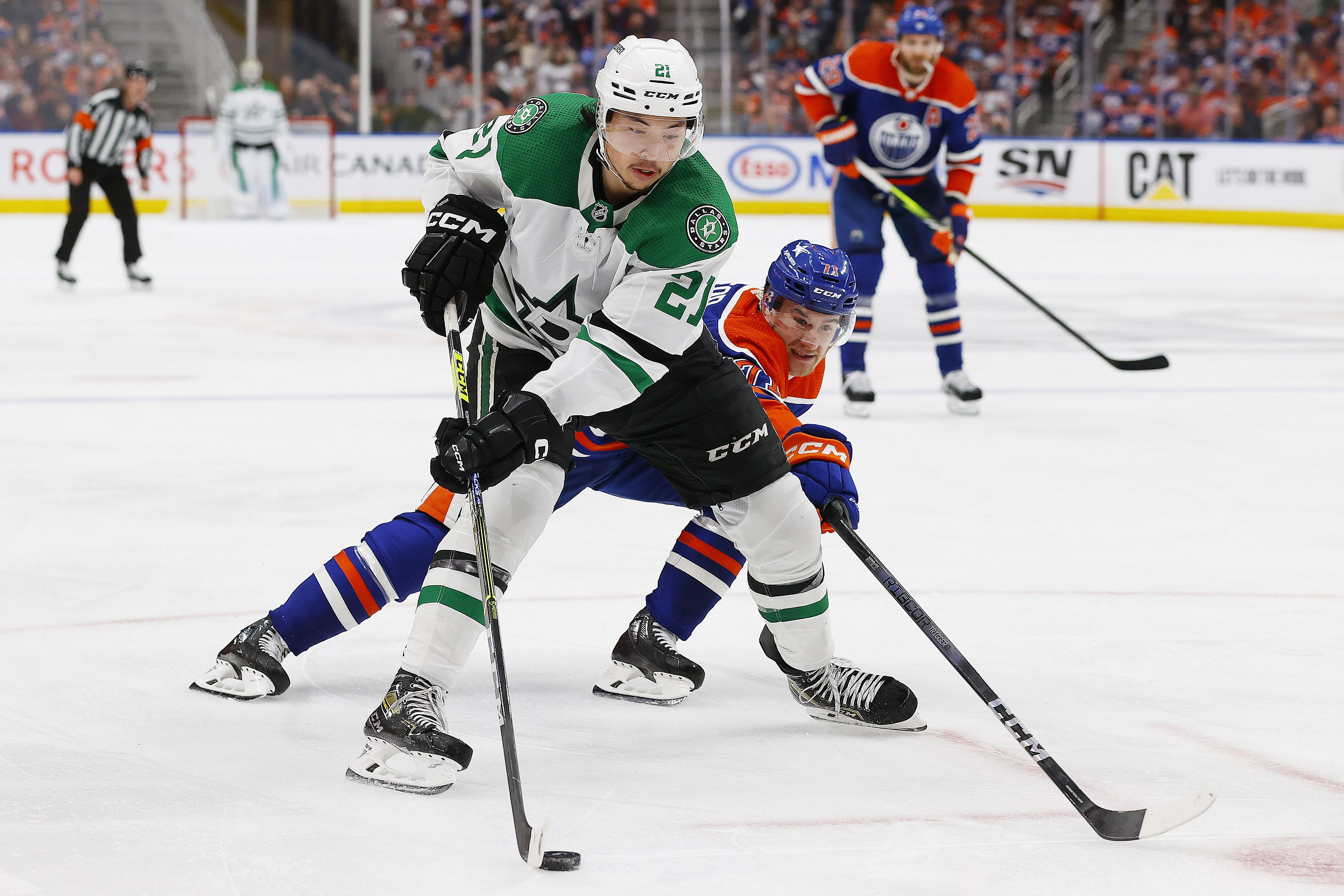 NHL: Stanley Cup Playoffs-Dallas Stars at Edmonton