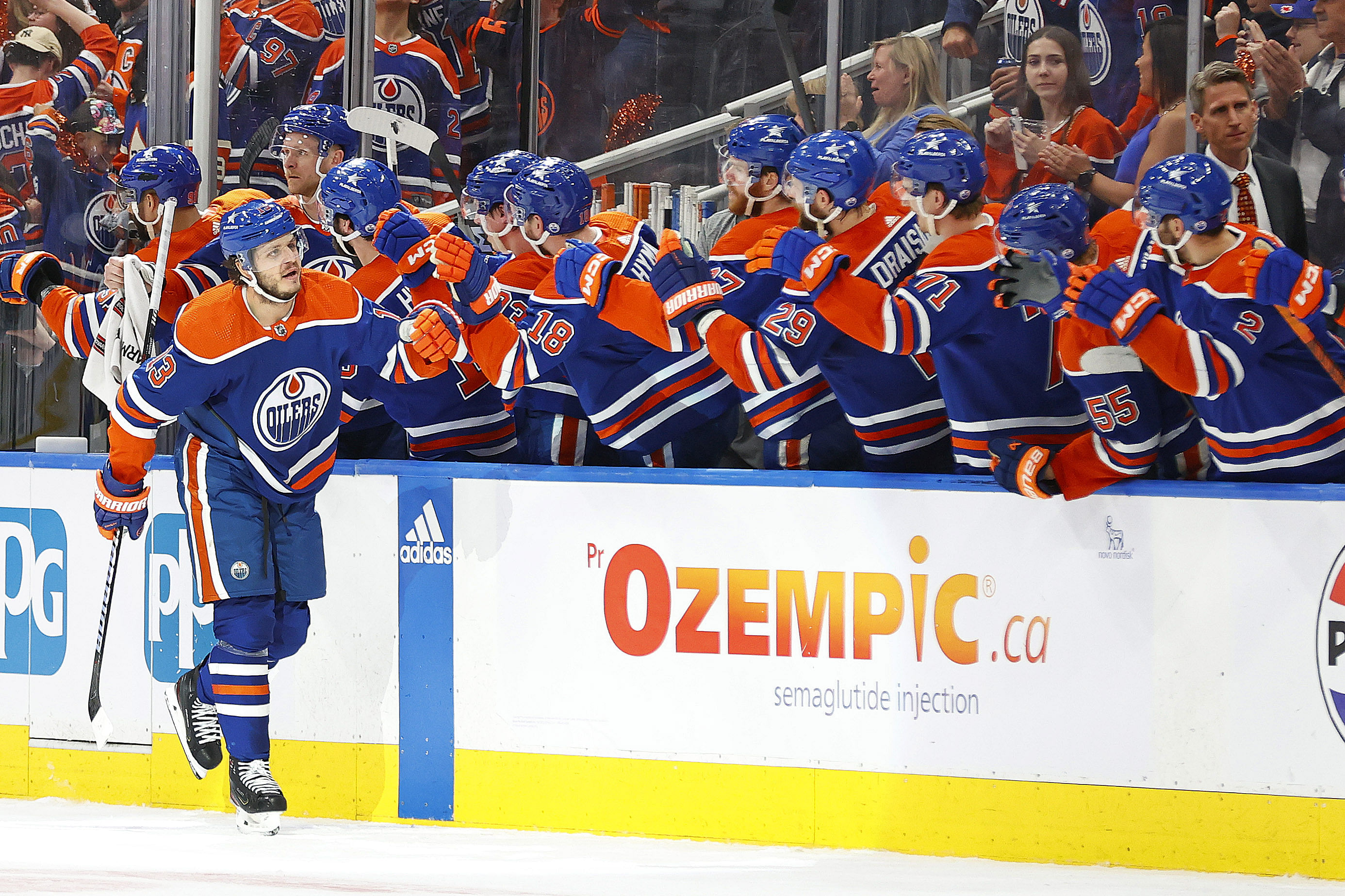 NHL: Stanley Cup Playoffs-Dallas Stars at Edmonton Oilers