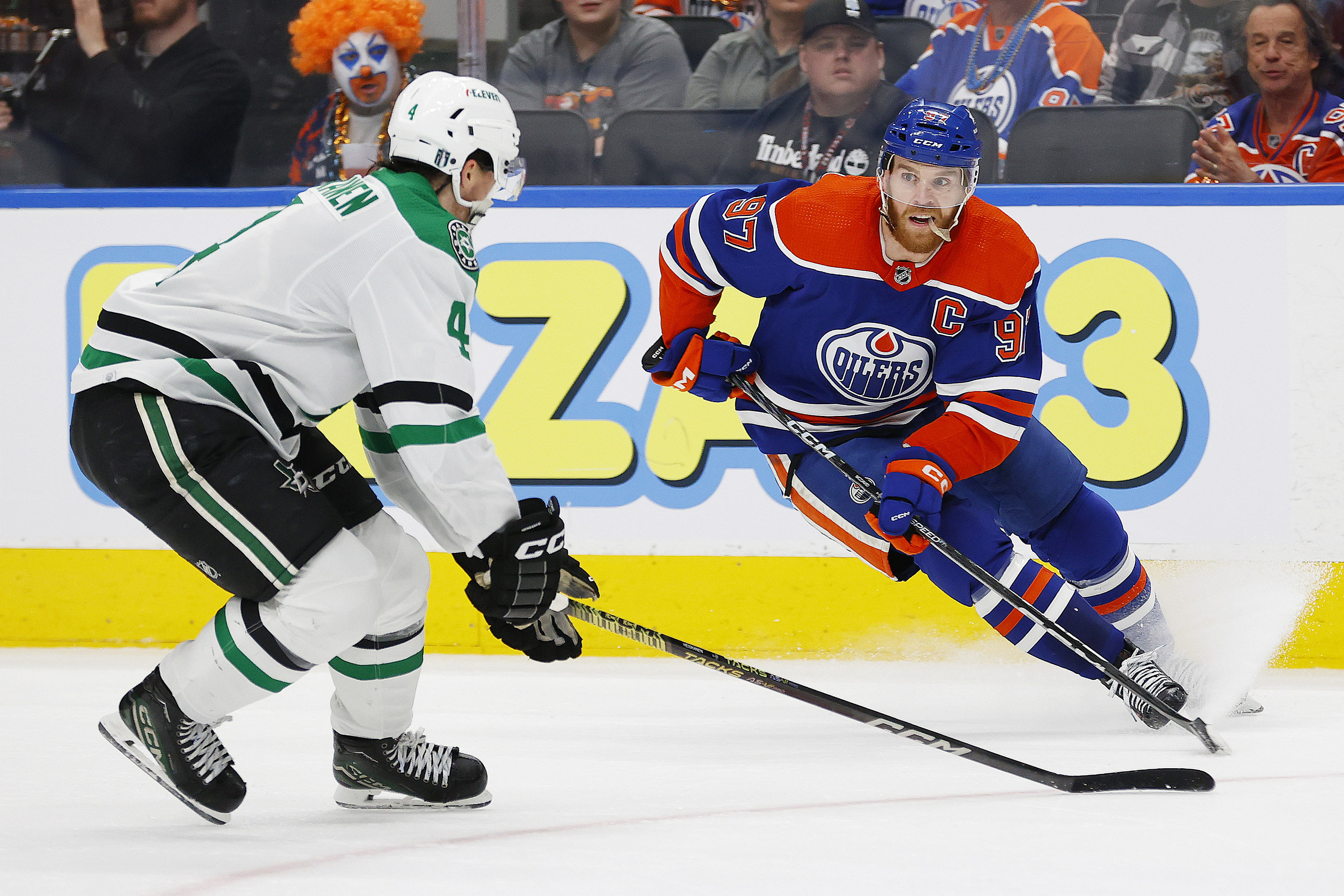 NHL: Stanley Cup Playoffs-Dallas Stars at Edmonton Oilers