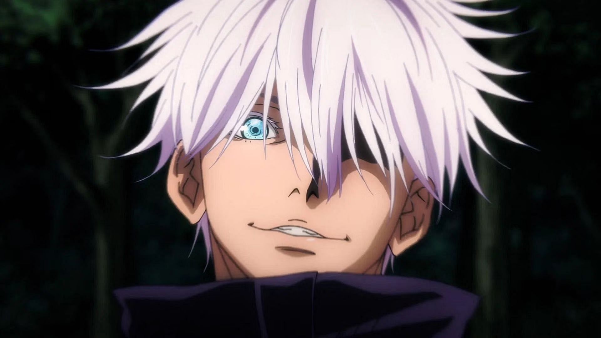 Satoru Gojo as seen in the Jujutsu Kaisen anime (image via MAPPA)