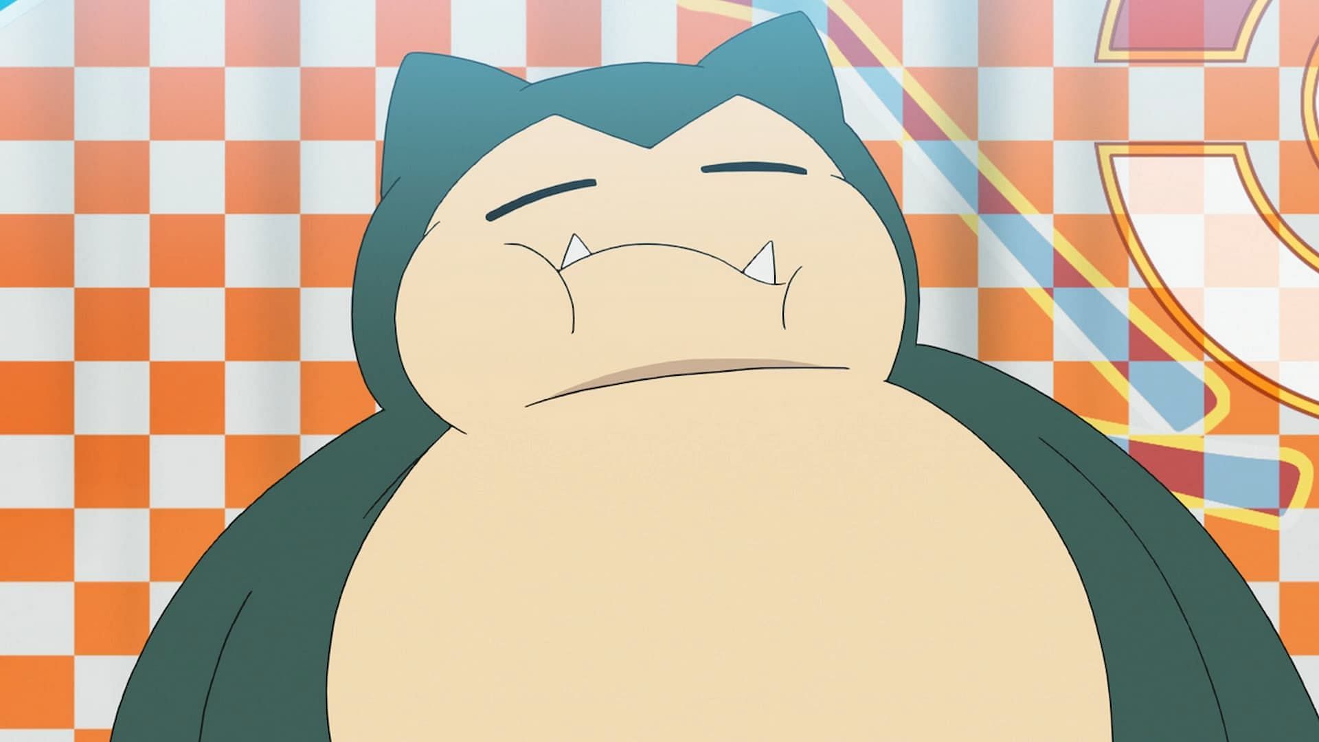 Snorlax in the anime (Image via The Pokemon Company)