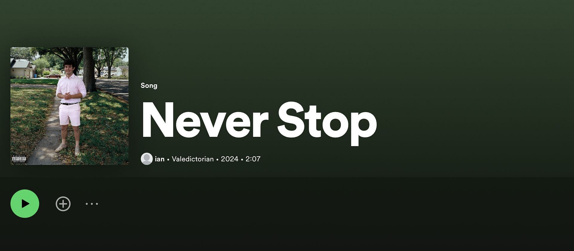 Track 2 on &#039;Valedictorian&#039; (Image via Spotify)