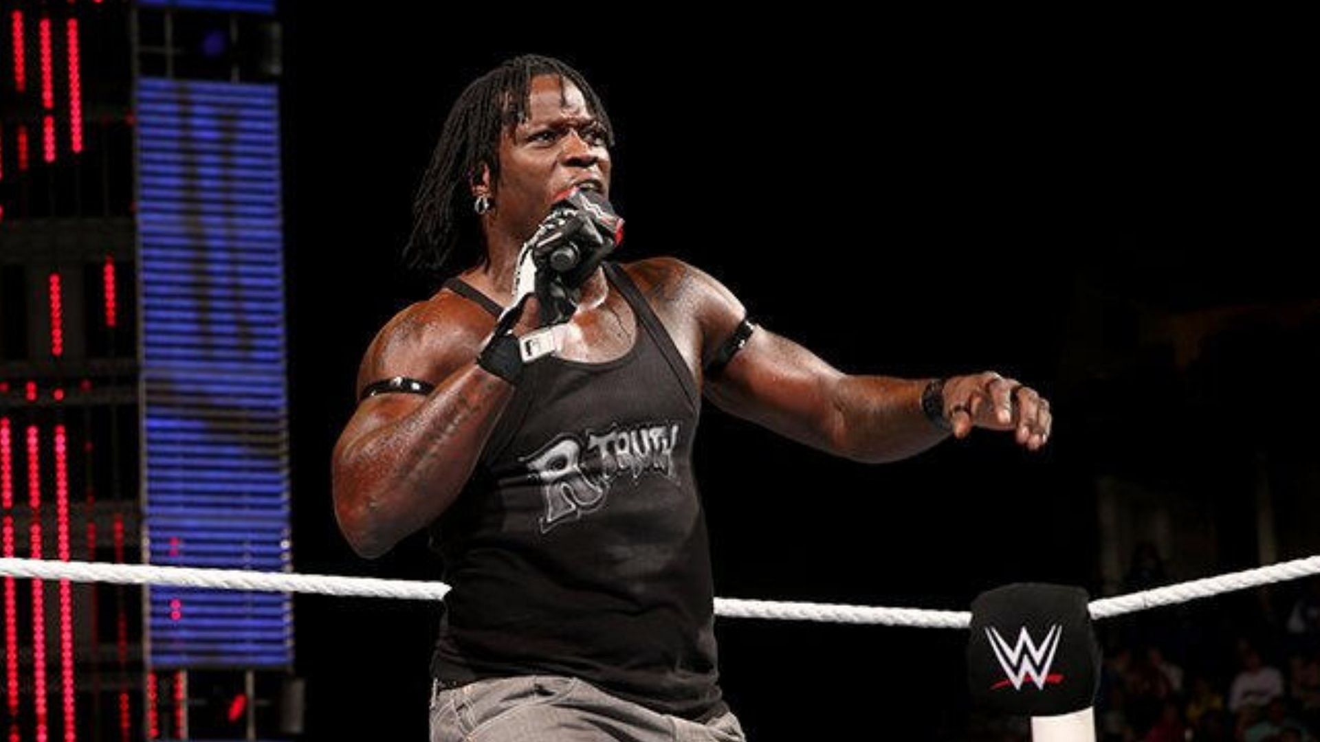 R-Truth questions the PG rating of the female wrestler