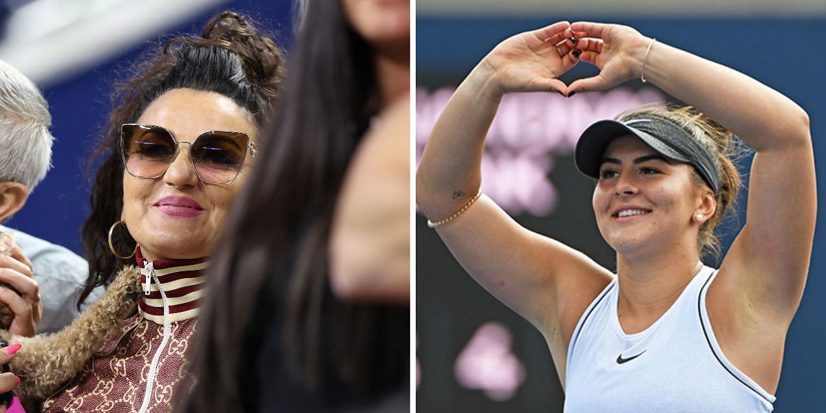 bianca andreescu and mother image