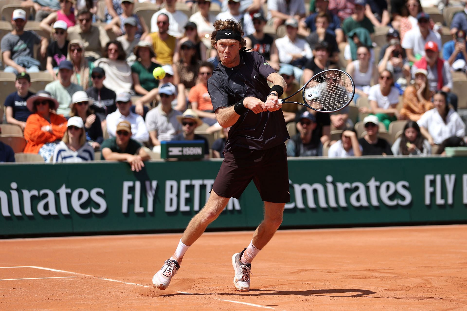 Rublev at the 2024 French Open - Day 1