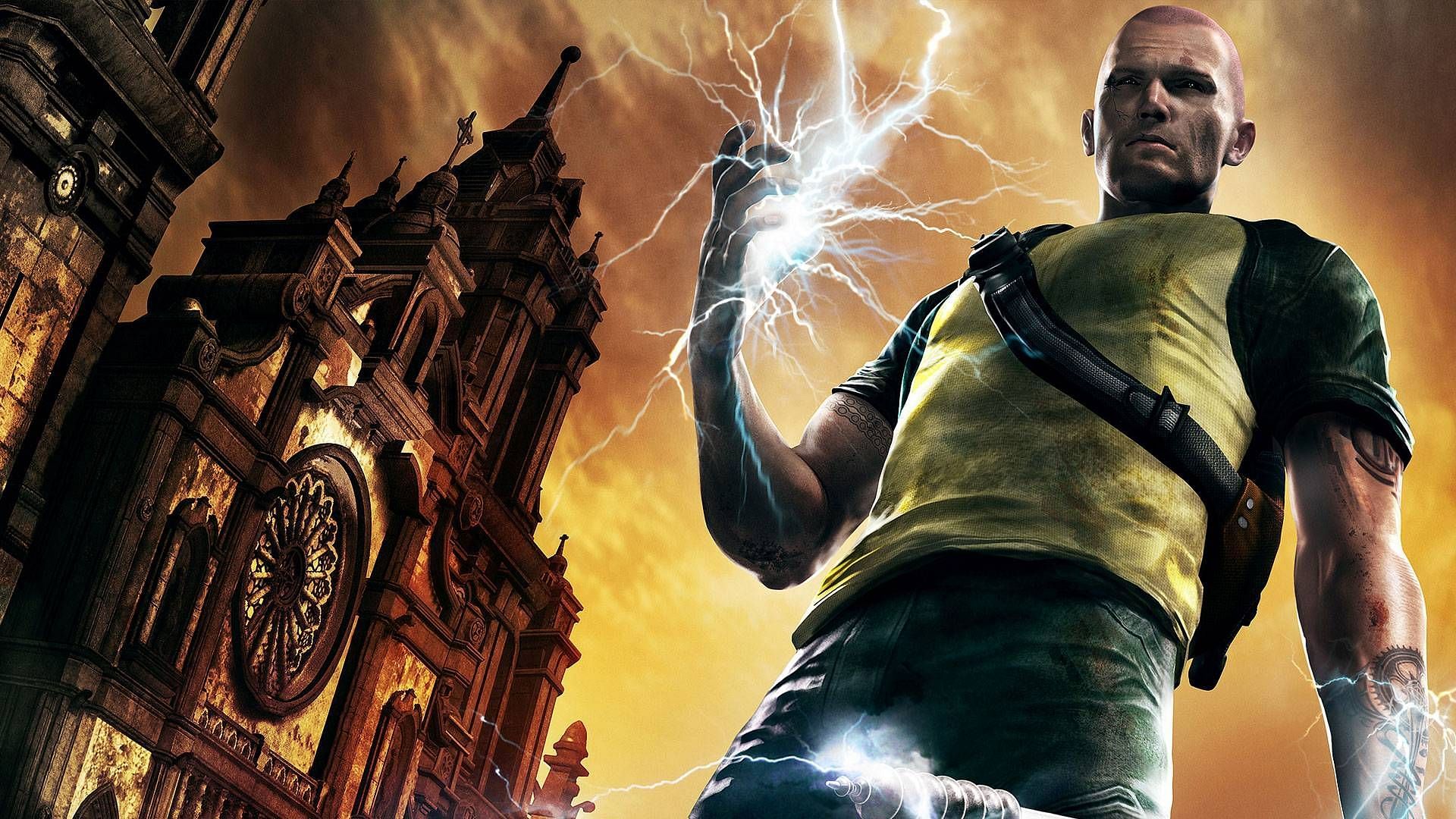 Lighting it up in Infamous 2 (Image via Sony)