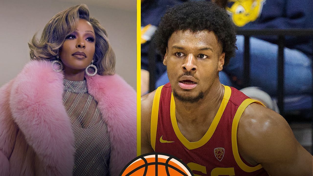 Savannah James emotionally reacts to Bronny James