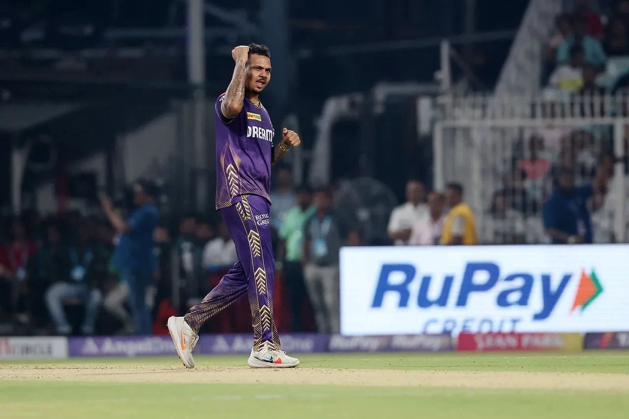 Sunil Narine has picked up 16 wickets at an economy rate of 6.90 in 13 innings in IPL 2024. [P/C: iplt20.com]