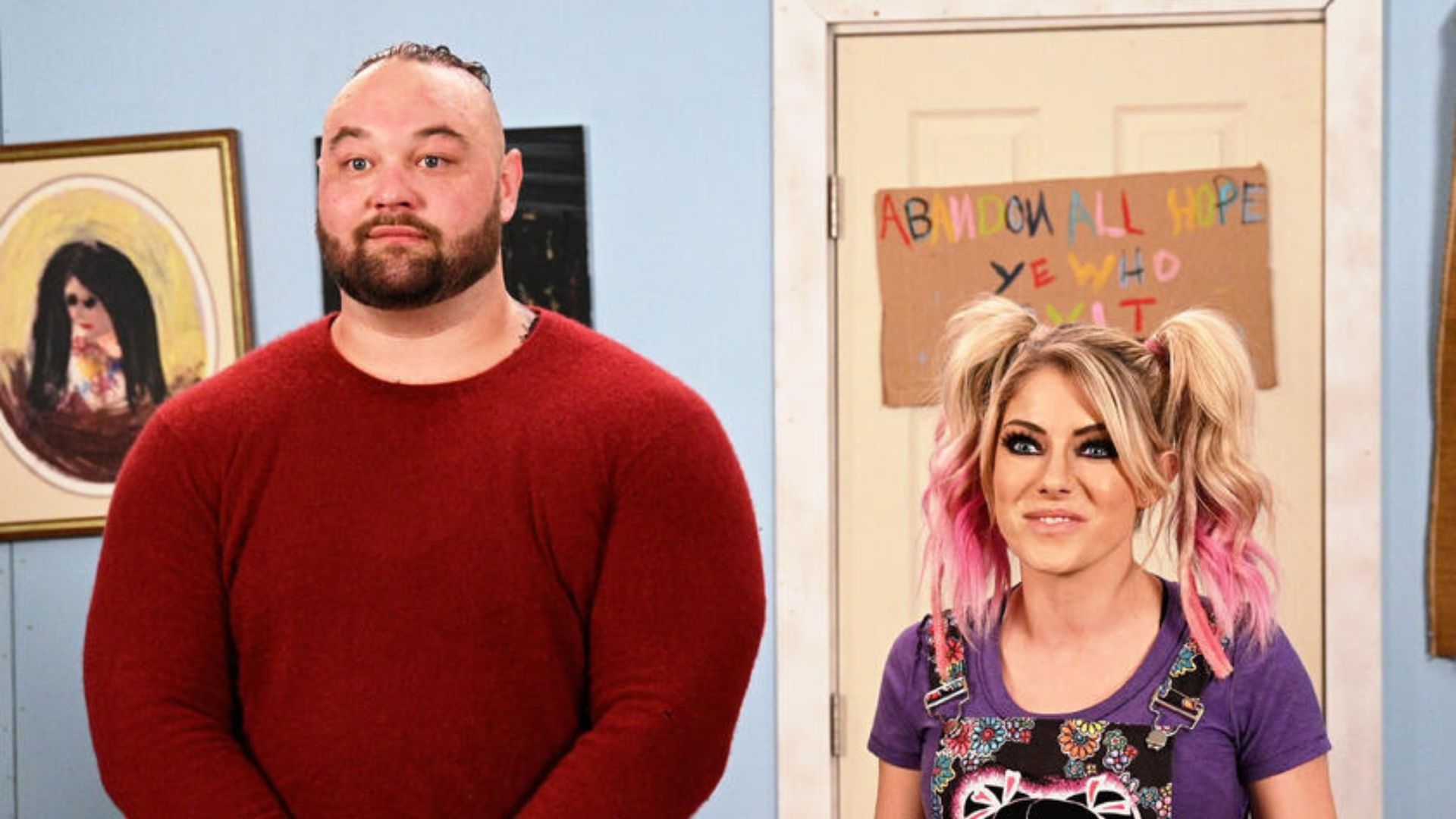 Bray Wyatt (left) and Alexa Bliss (right)