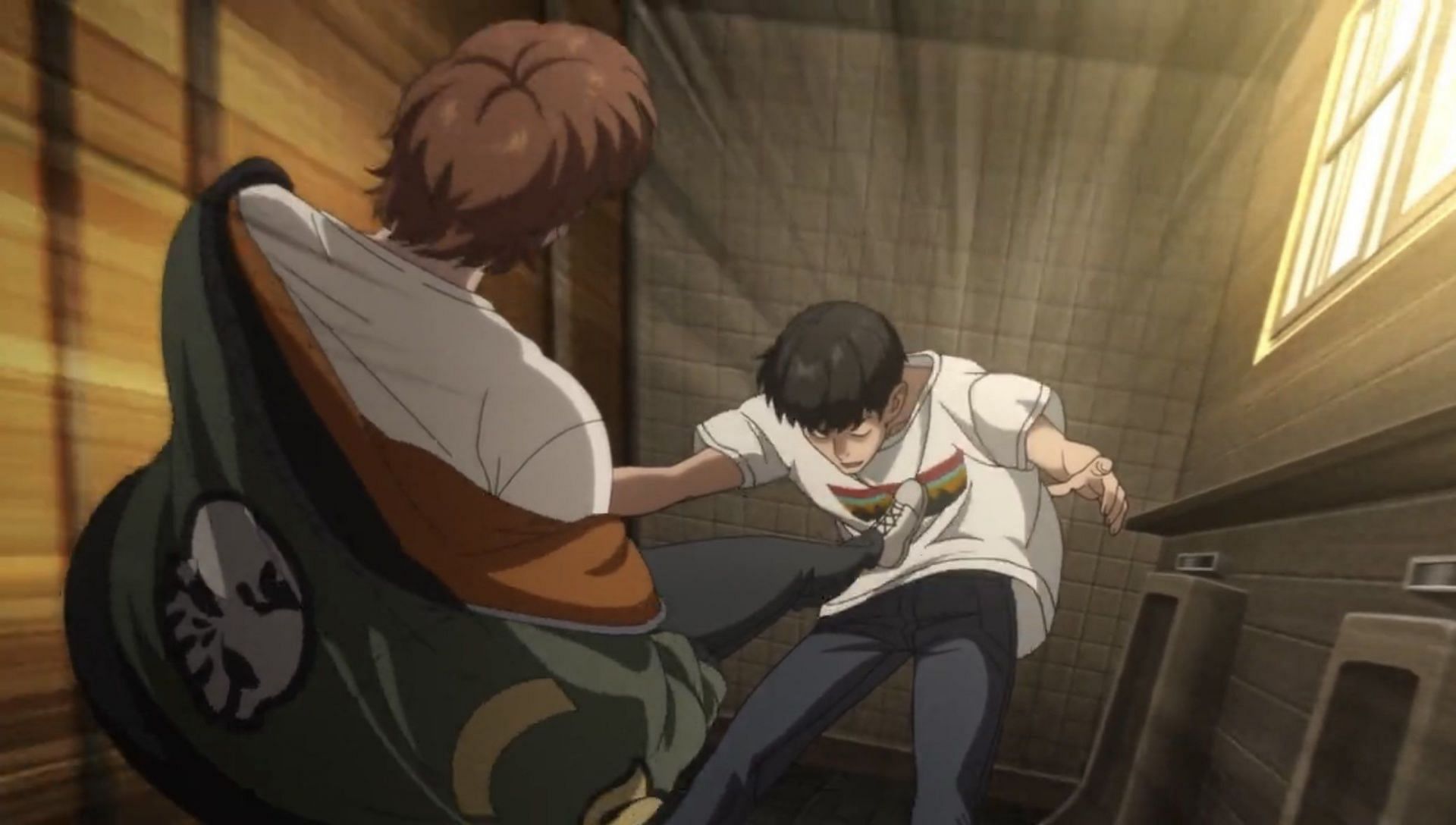 Hobin fighting in the most recent episode (Image via Okuruto Noboru)