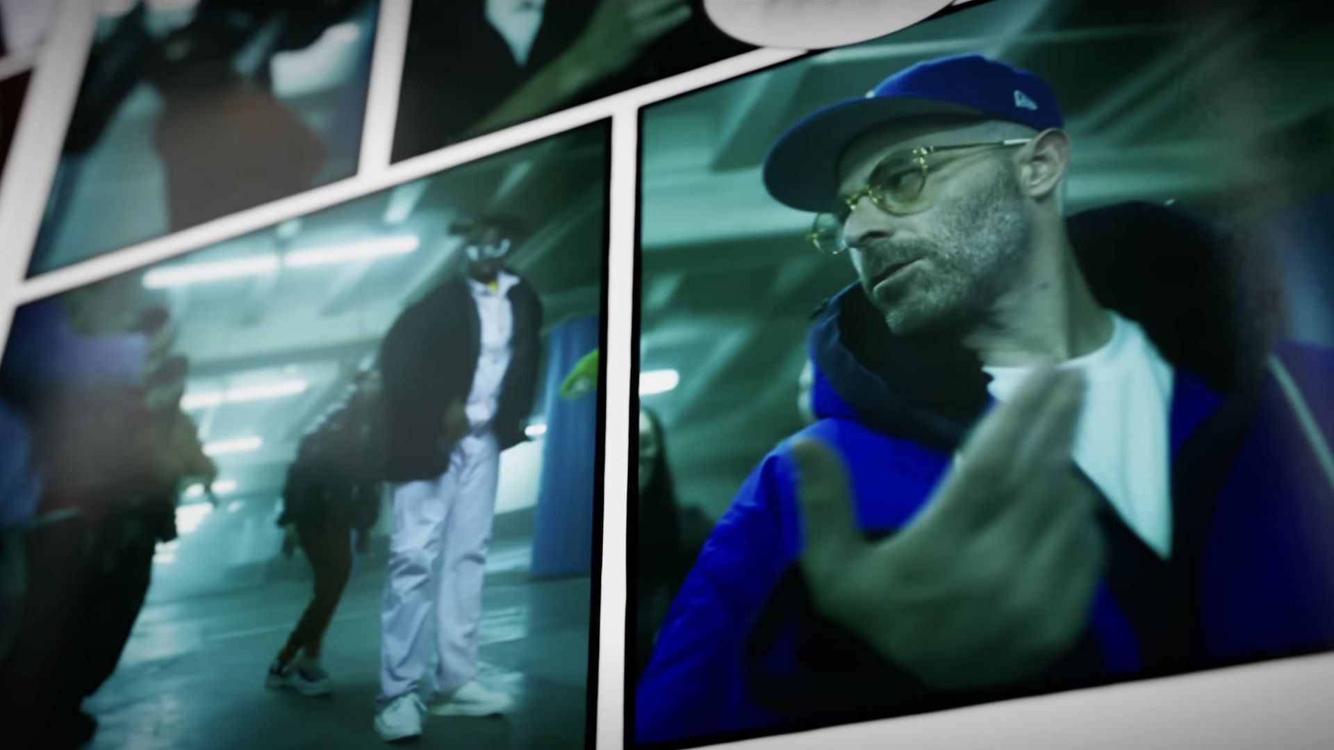 The Alchemist&#039;s cameo in the music video for &#039;Houdini&#039; (Image via YouTube/@eminem)