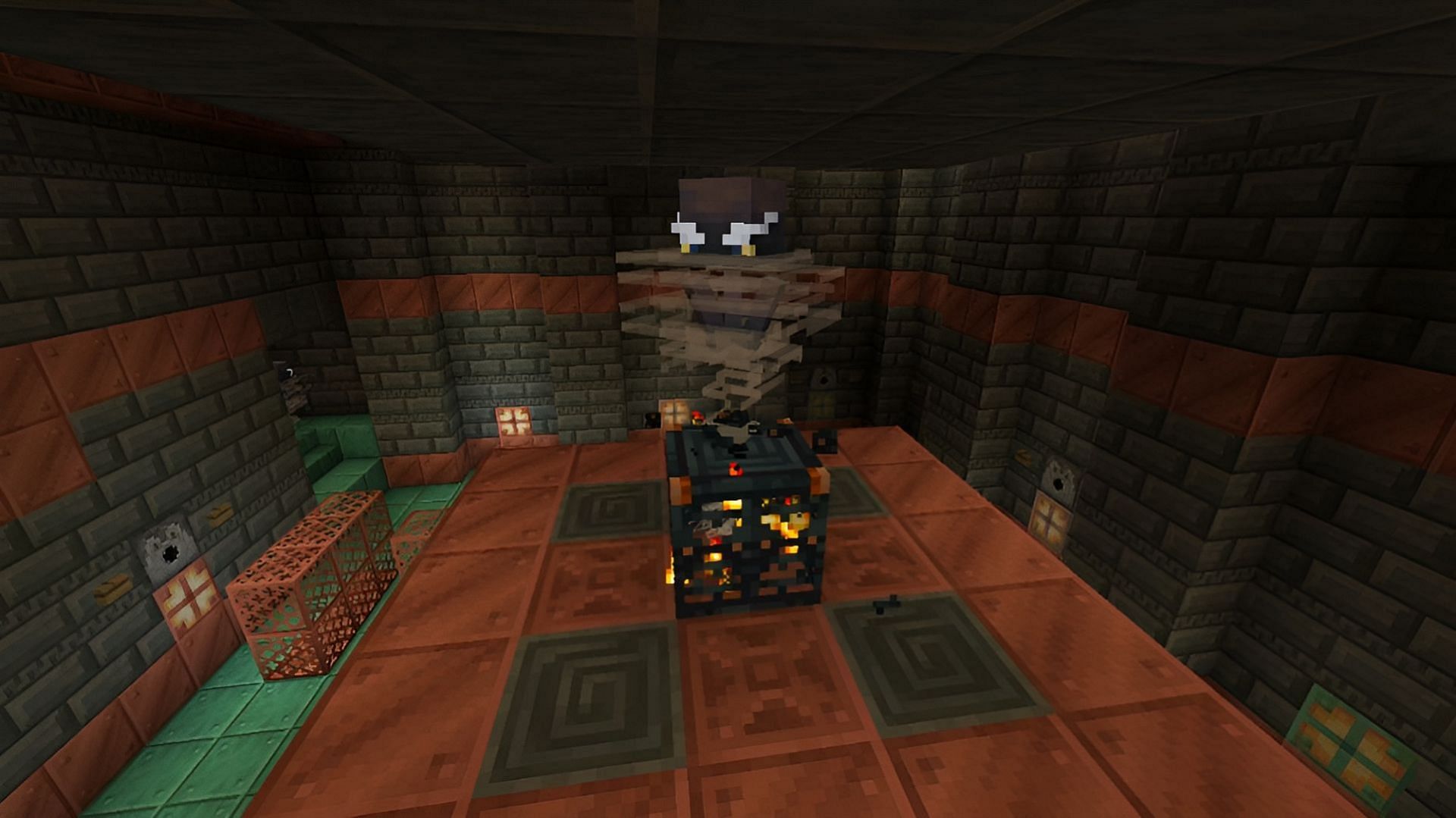 This Minecraft advancement can be tricky and will require solid timing in combat (Image via Mojang)