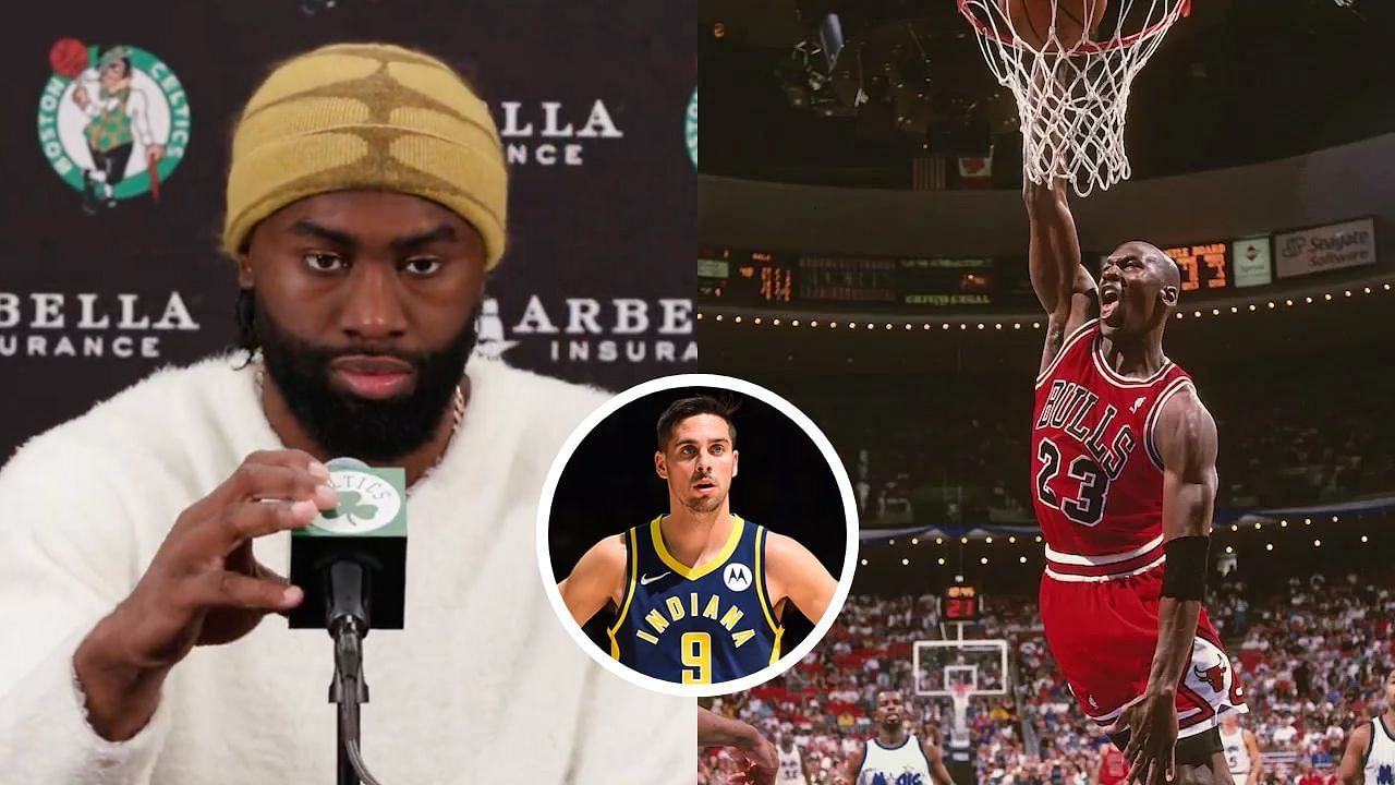 Pacers players catch strays from Jaylen Brown over Michael Jordan comment 