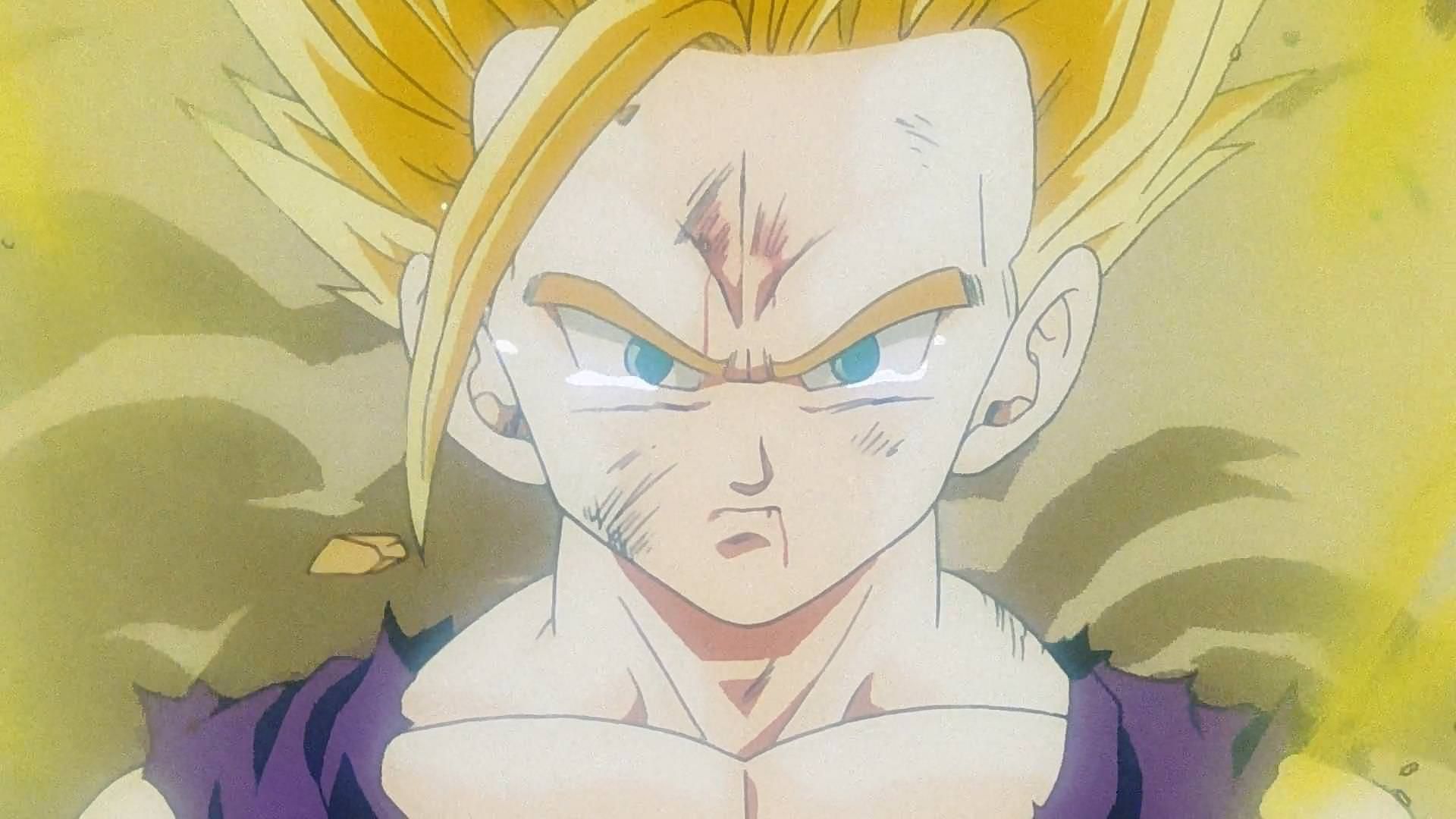 Gohan as seen in the Cell Saga (Image via Toei Animation)