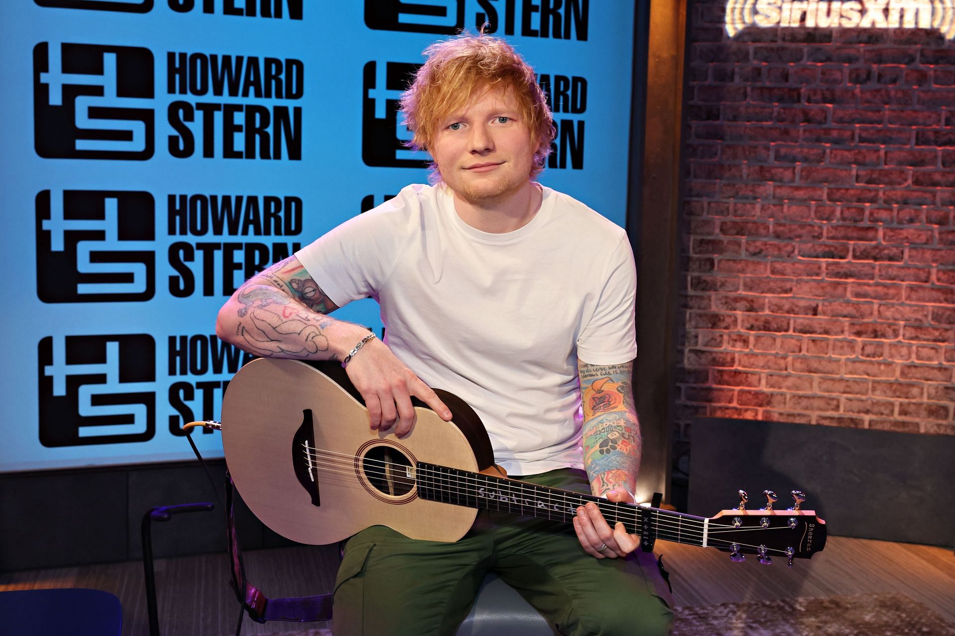 Ed Sheeran Visits SiriusXM