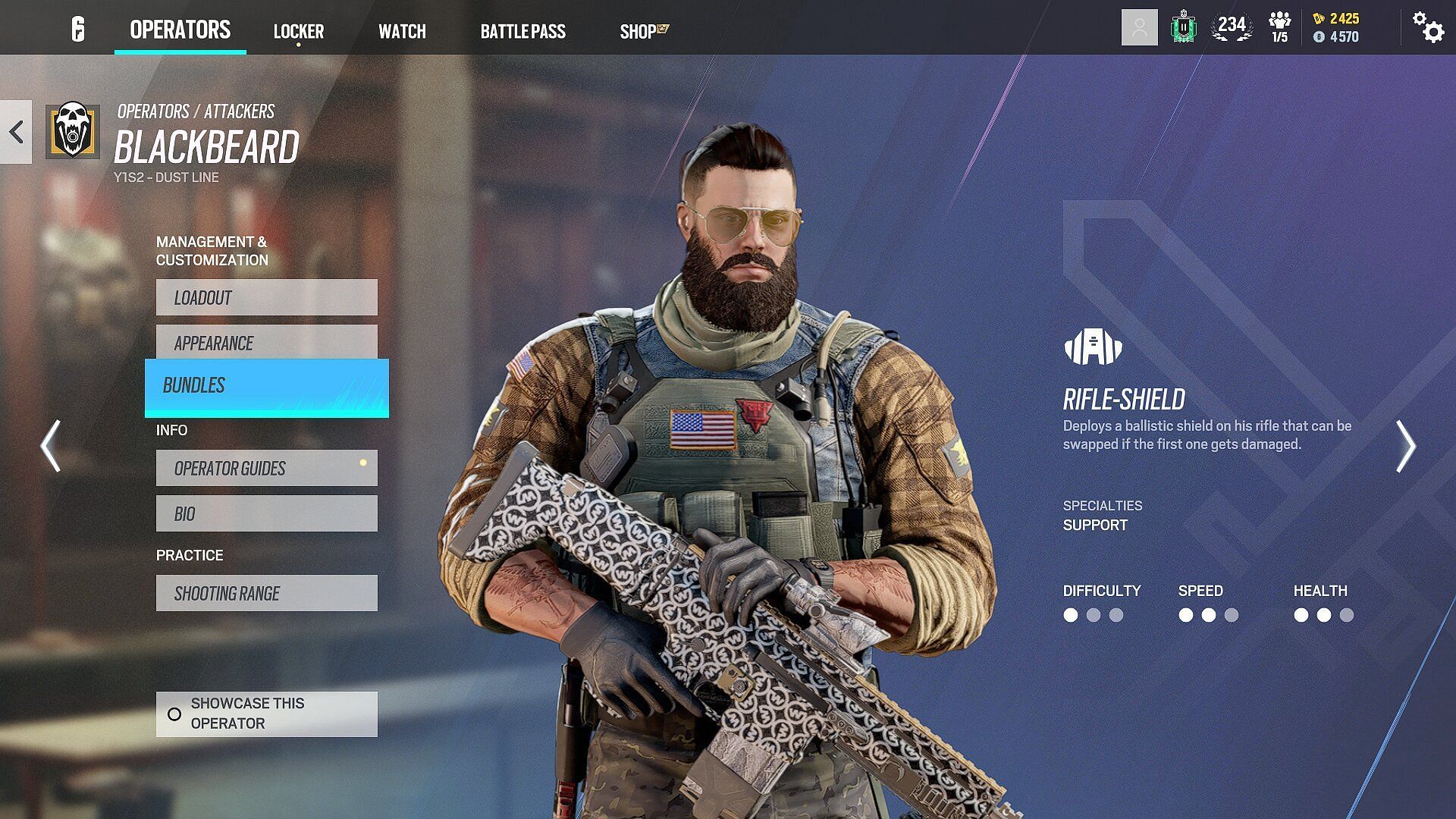 Blackbeard offers strong rappel play for attackers (Image via Ubisoft)