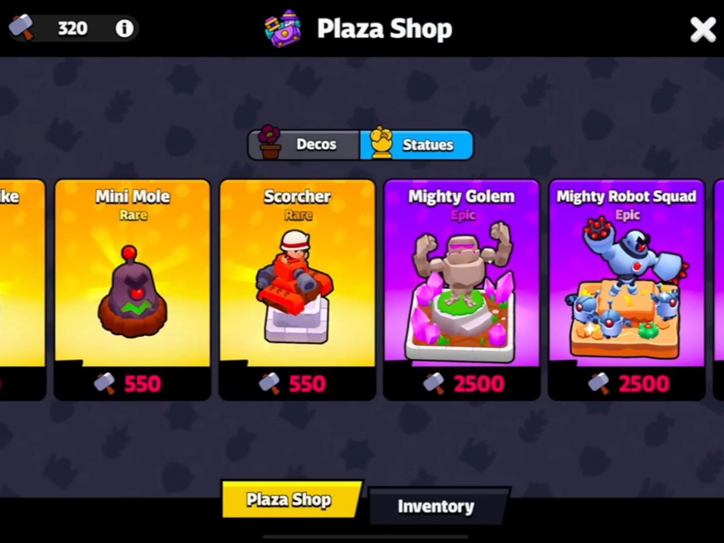 Plaza Shop offers (Image via Supercell)