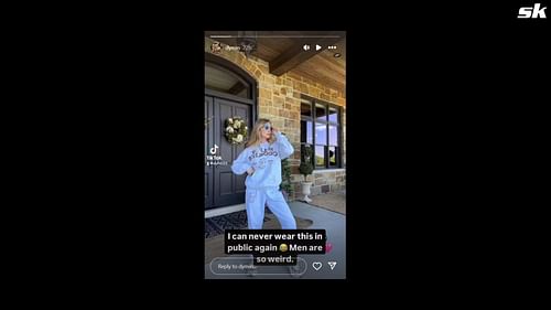 Screenshot from Dymin Lynn's story on Instagram