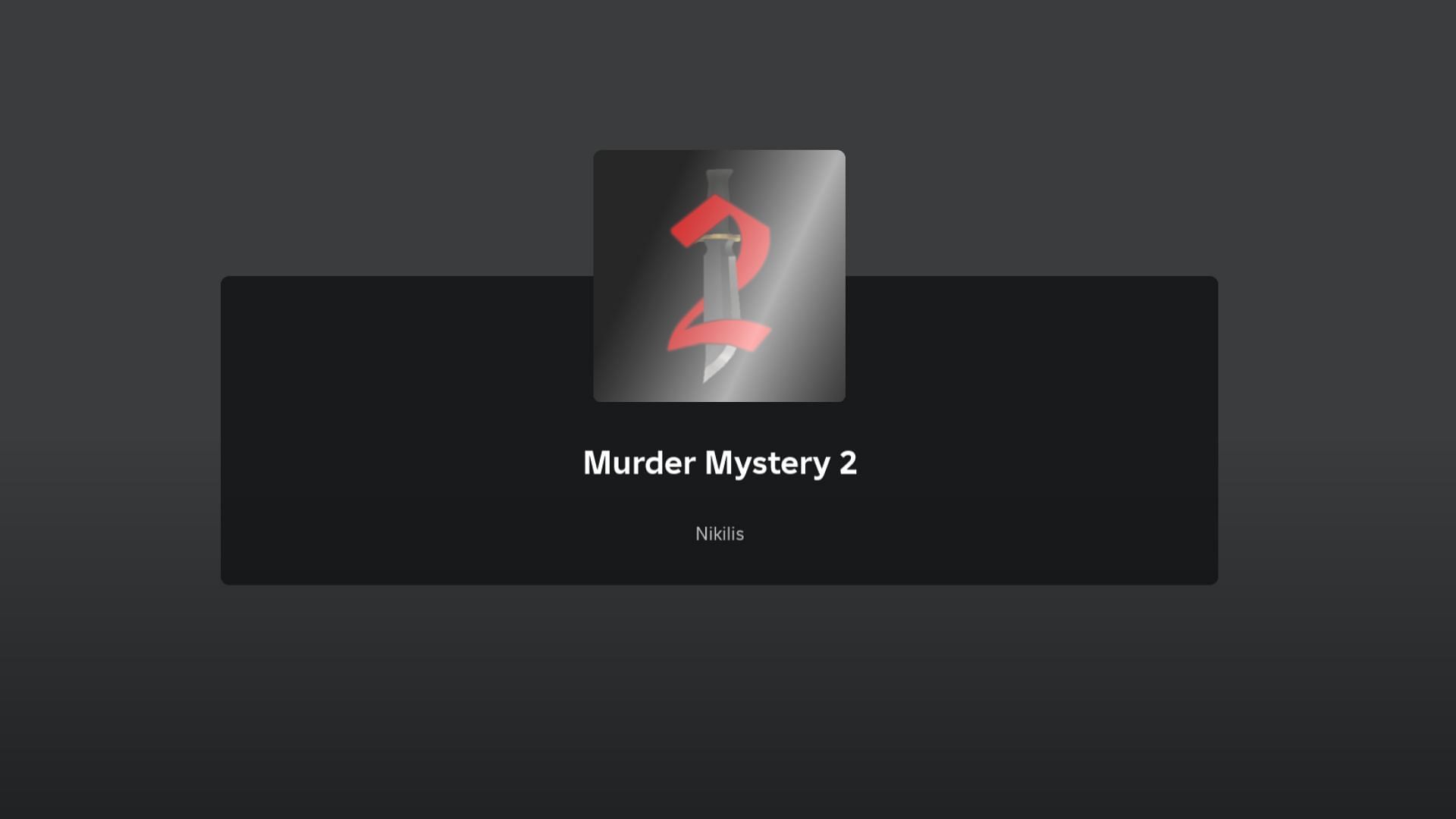 Murder Mystery 2 is the best game if you&#039;re looking to do some detective work (Image via Roblox || Sportskeeda)