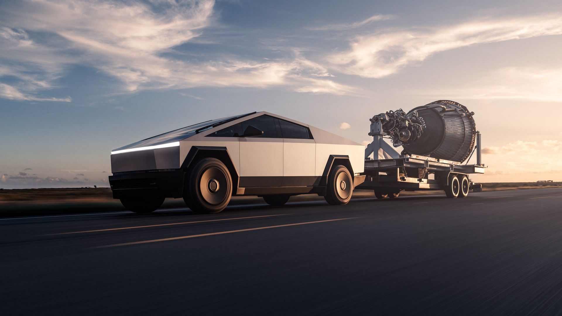 Here&#039;s a look at the Tesla Cybertruck (Image via X/@Tesla)