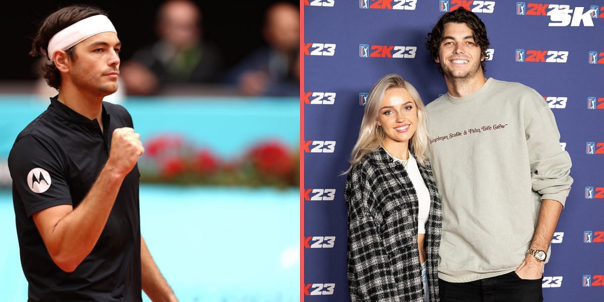 Taylor Fritz sends a gift to girlfriend Morgan Riddle