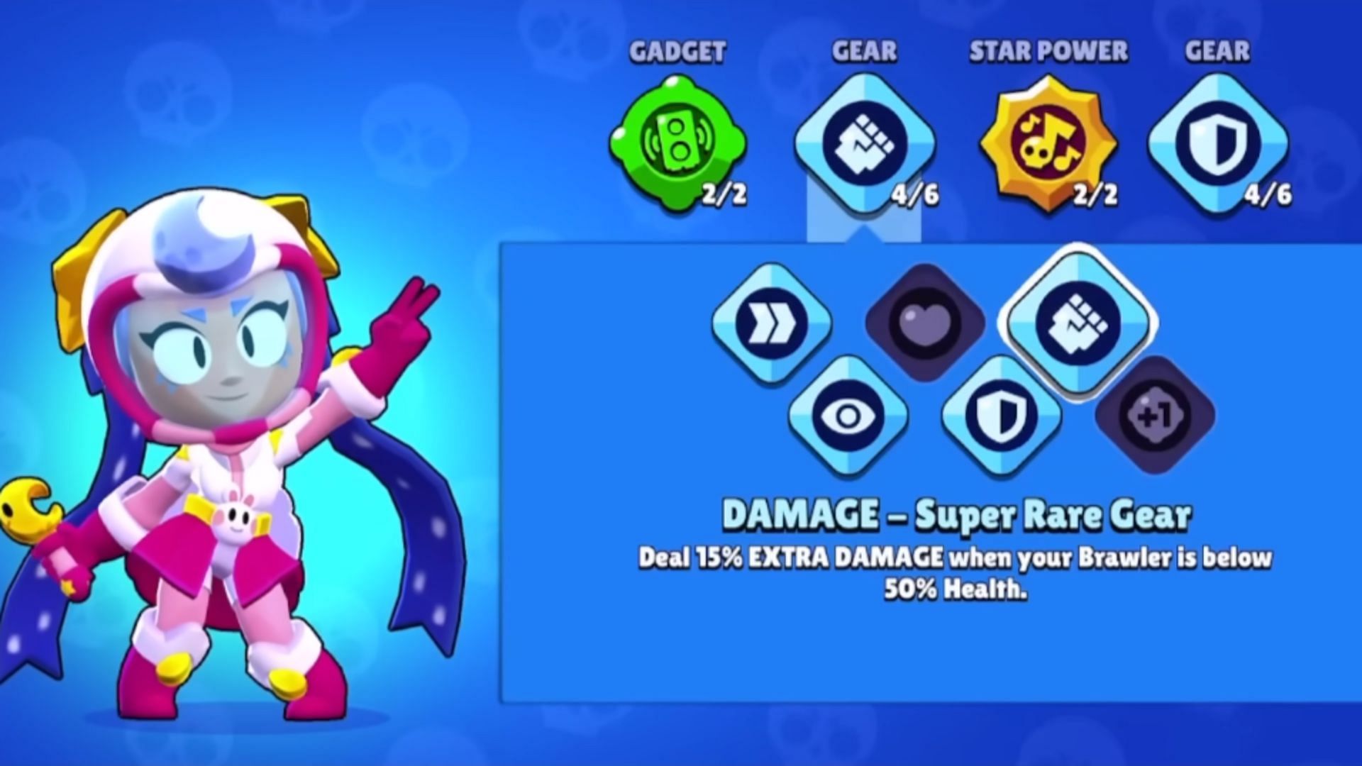 Damage - Super Rare Gear (Image via Supercell)