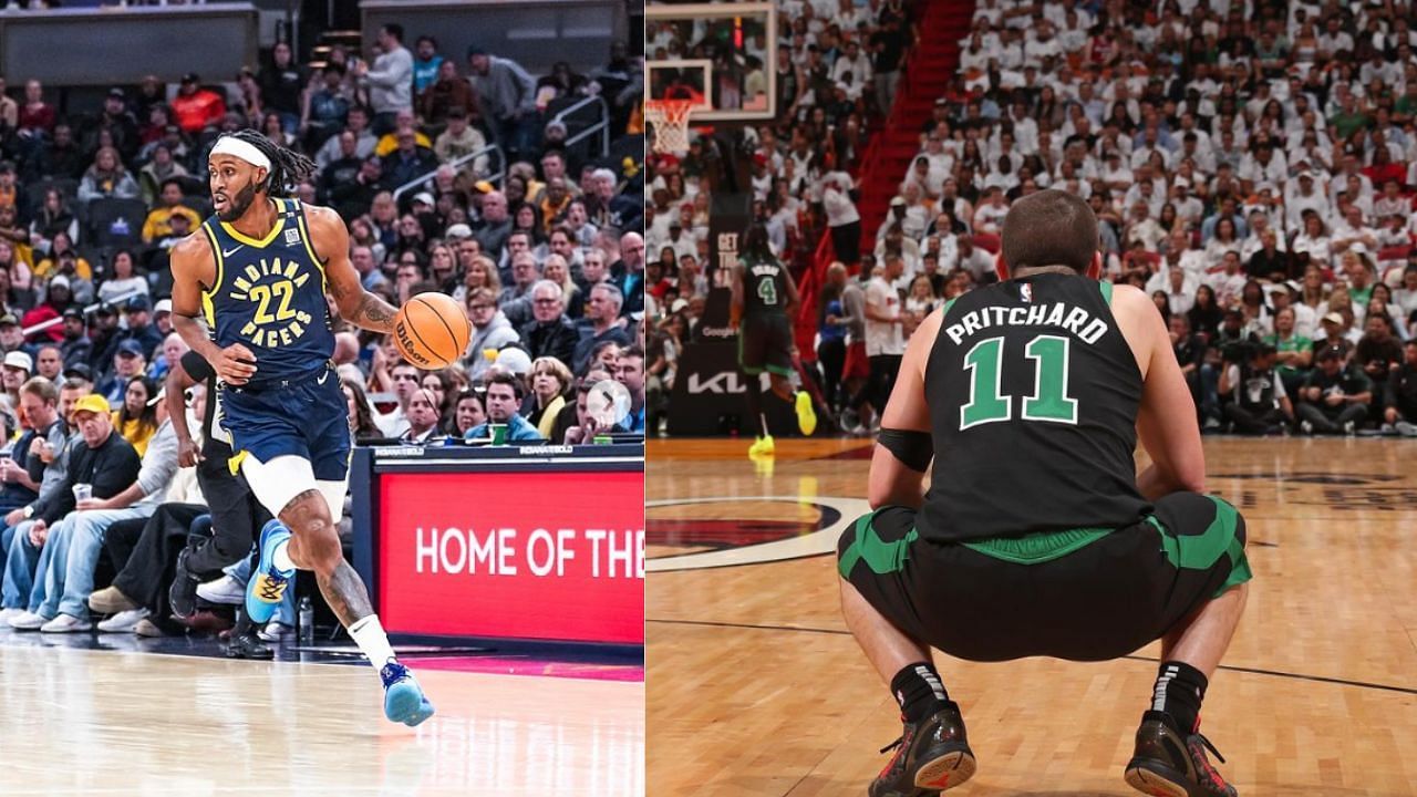 Basketball fans react to Boston Celtics guard Payton Pritchard getting kicked in the face by Indiana Pacers forward Isaiah Jackson.