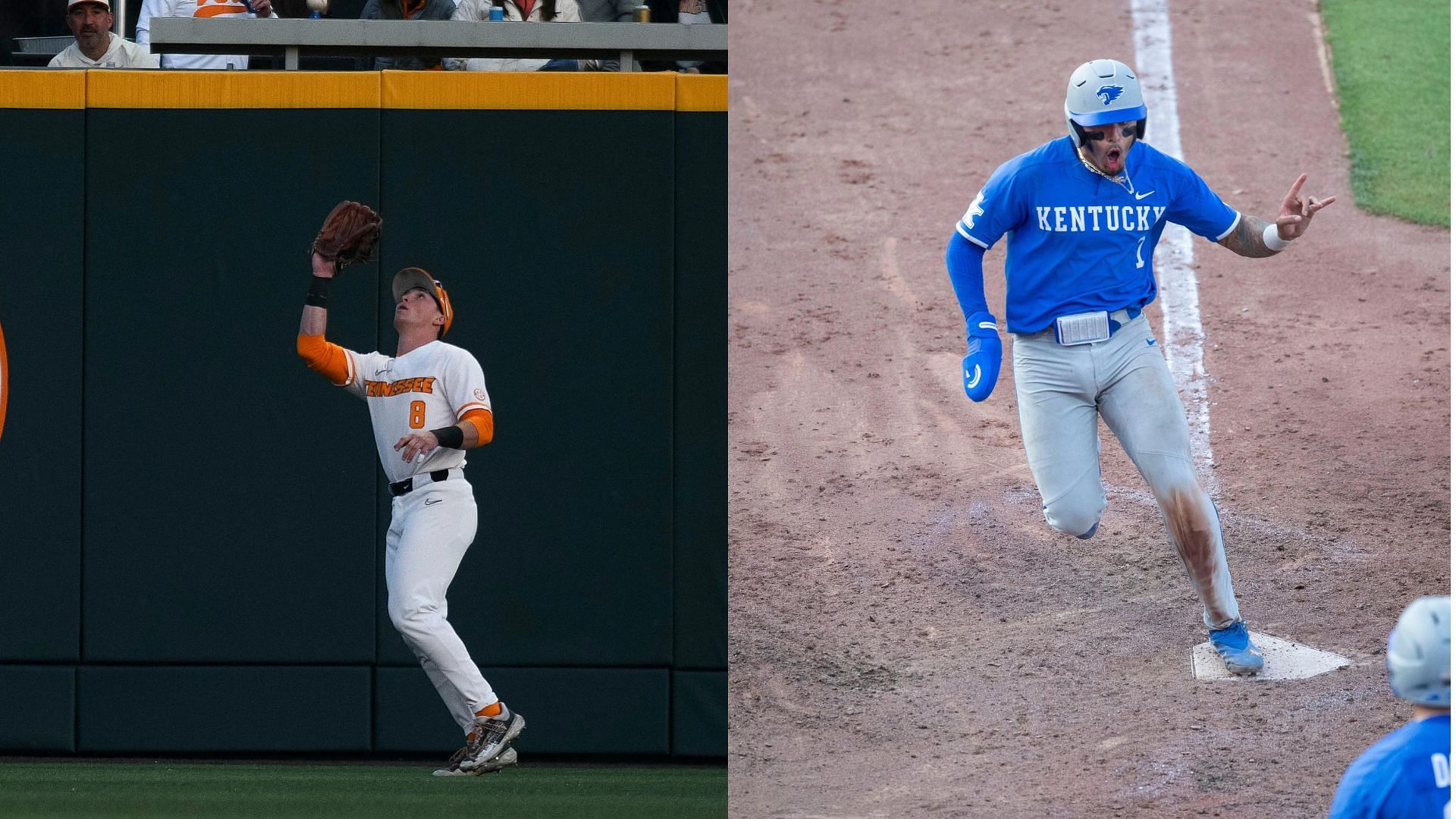 Tennessee and Kentucky are among the top 5 SEC baseball schools heading into the men