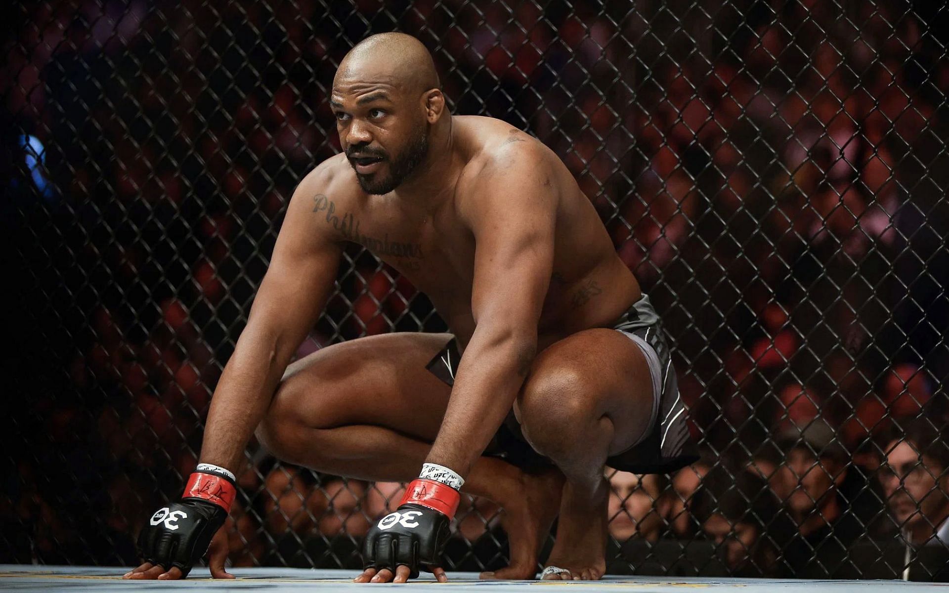 UFC heavyweight champion Jon Jones (pictured) shares DM with fan as he allegedly reveals his fight purse for Stipe Miocic clash [Image Courtesy: @GettyImages]