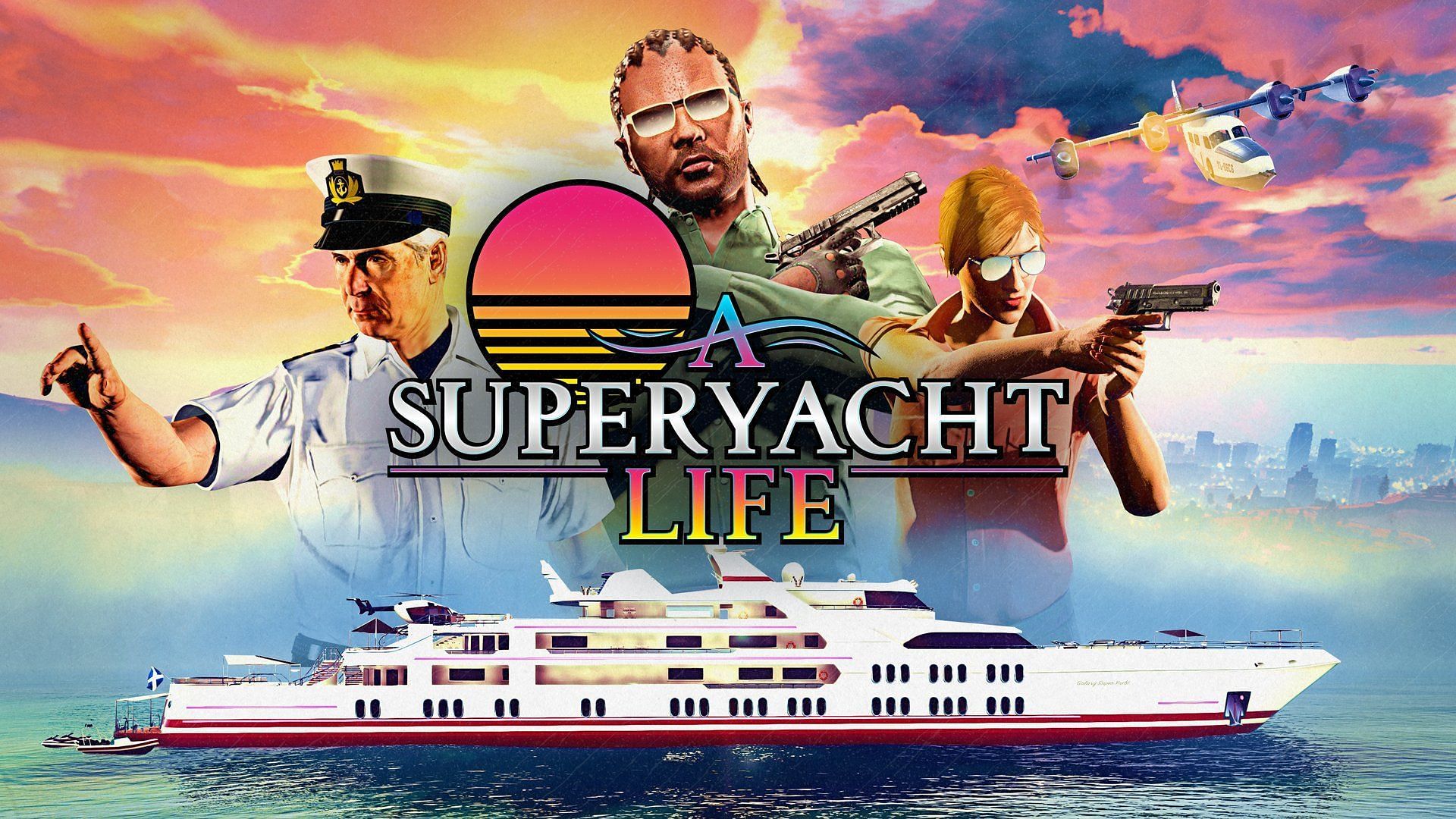 An official image of A Superyacht Life in Grand Theft Auto Online (Image via Rockstar Games)