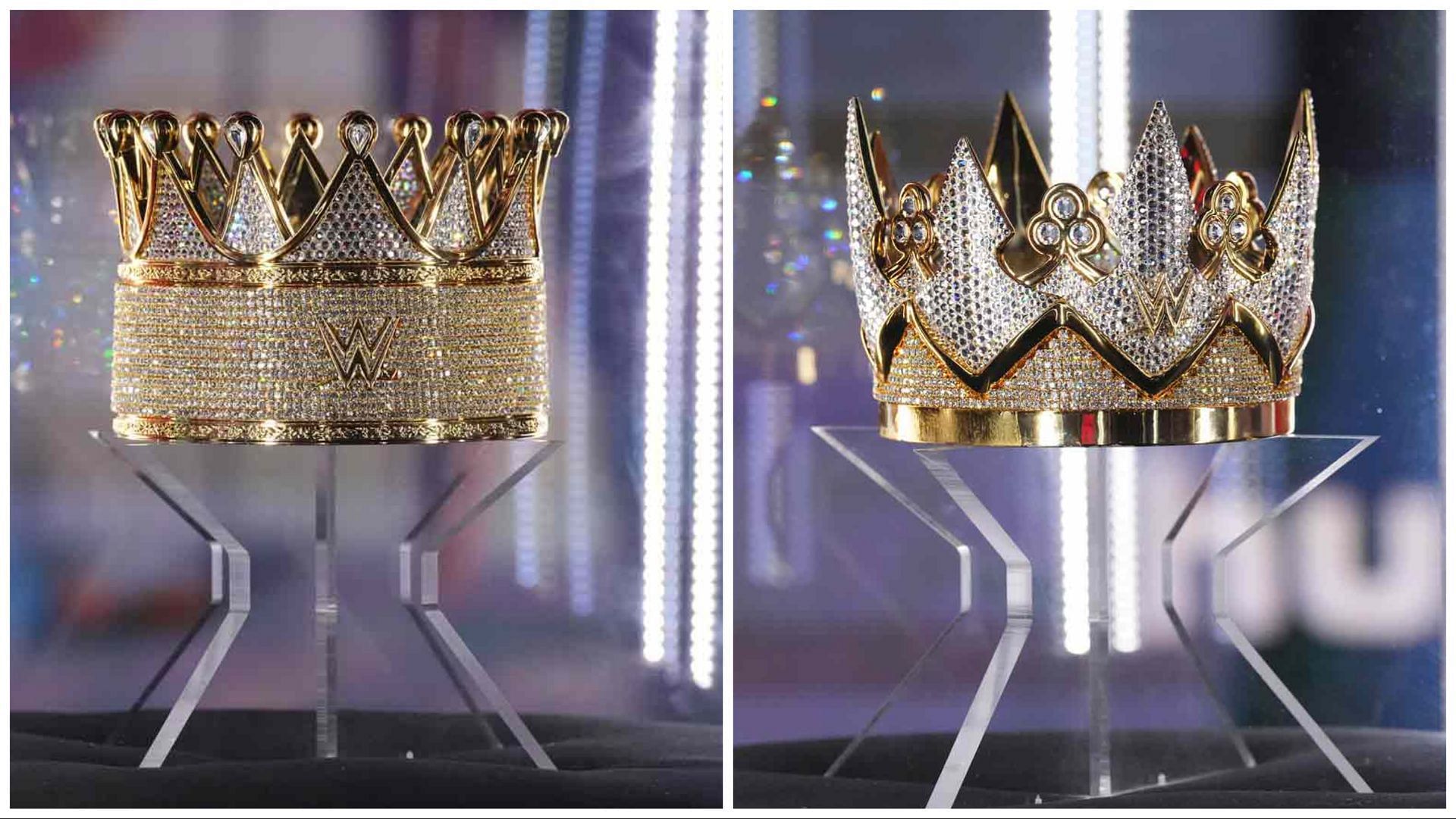 The official crowns for WWE King and Queen of the Ring 2024