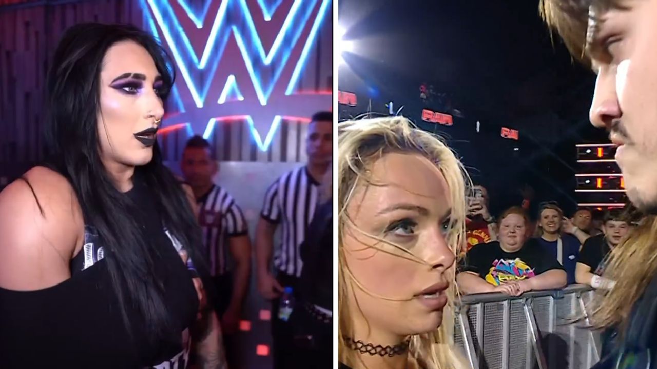 Rhea, Liv, and Dominik (via WWE