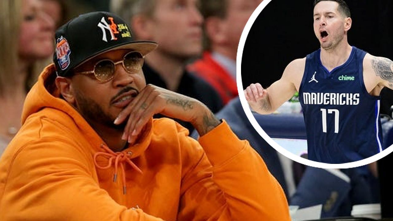 Carmelo Anthony reacts to reports of JJ Redick potentially stepping in as LA Lakers coach