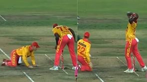 BAN vs ZIM: बांग्लादेश के खिलाफ ज़िम्बाब्वे ने एक ही गेंद पर रन आउट के दो मौके गंवाए, वीडियो देख आप हंसने पर हो जाएंगे मजबूर