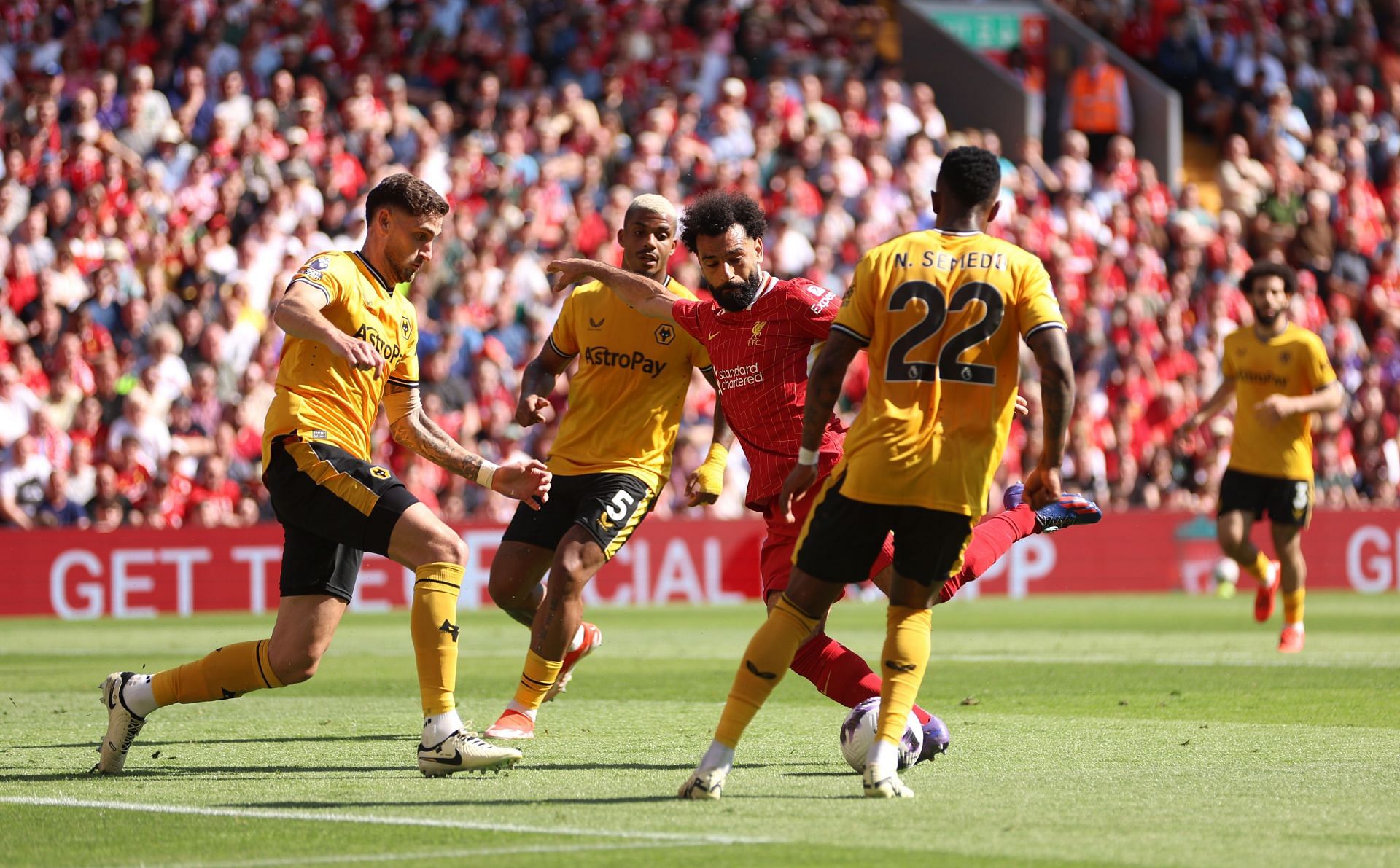 Liverpool FC v Wolverhampton Wanderers - Premier League