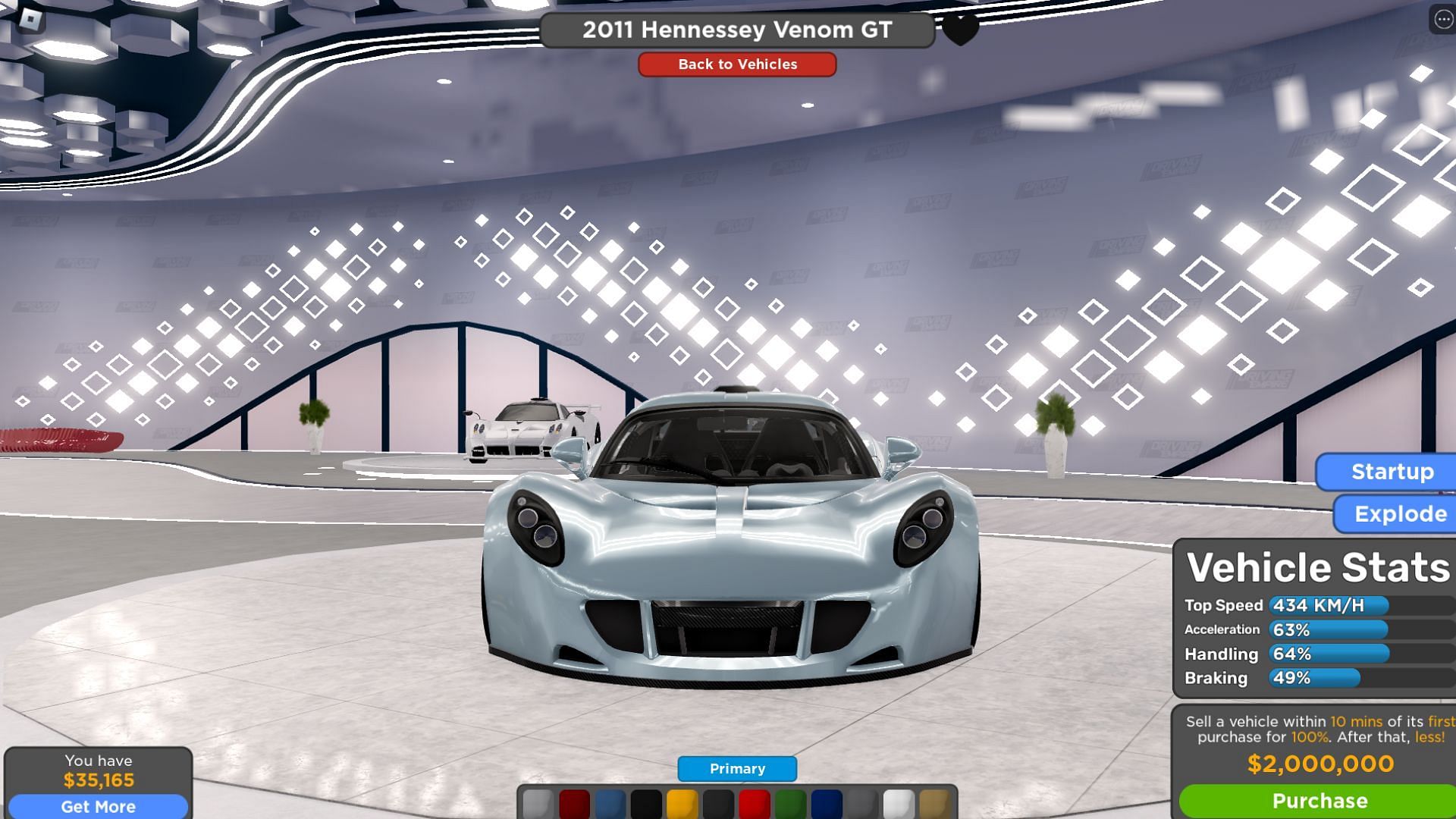 Venom GT is quite incredible (Image via Roblox)