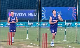 [Watch] RR pacer Trent Boult imitates Ravindra Jadeja's bowling action
