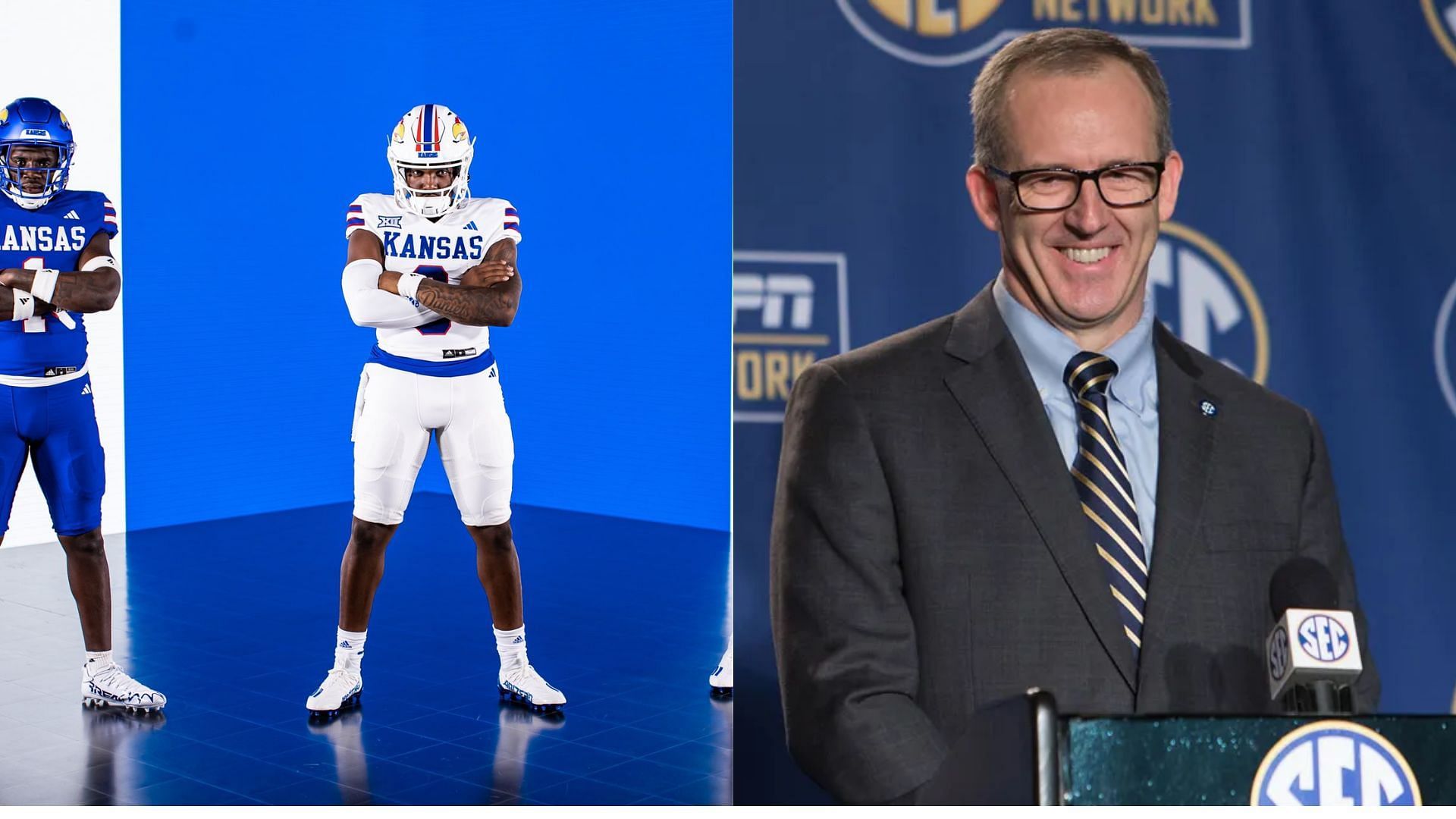 Is Kansas to SEC a potential move in Greg Sankey