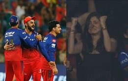 [Watch] Anushka Sharma's emotional celebration after RCB qualifies for IPL 2024 playoffs by beating CSK