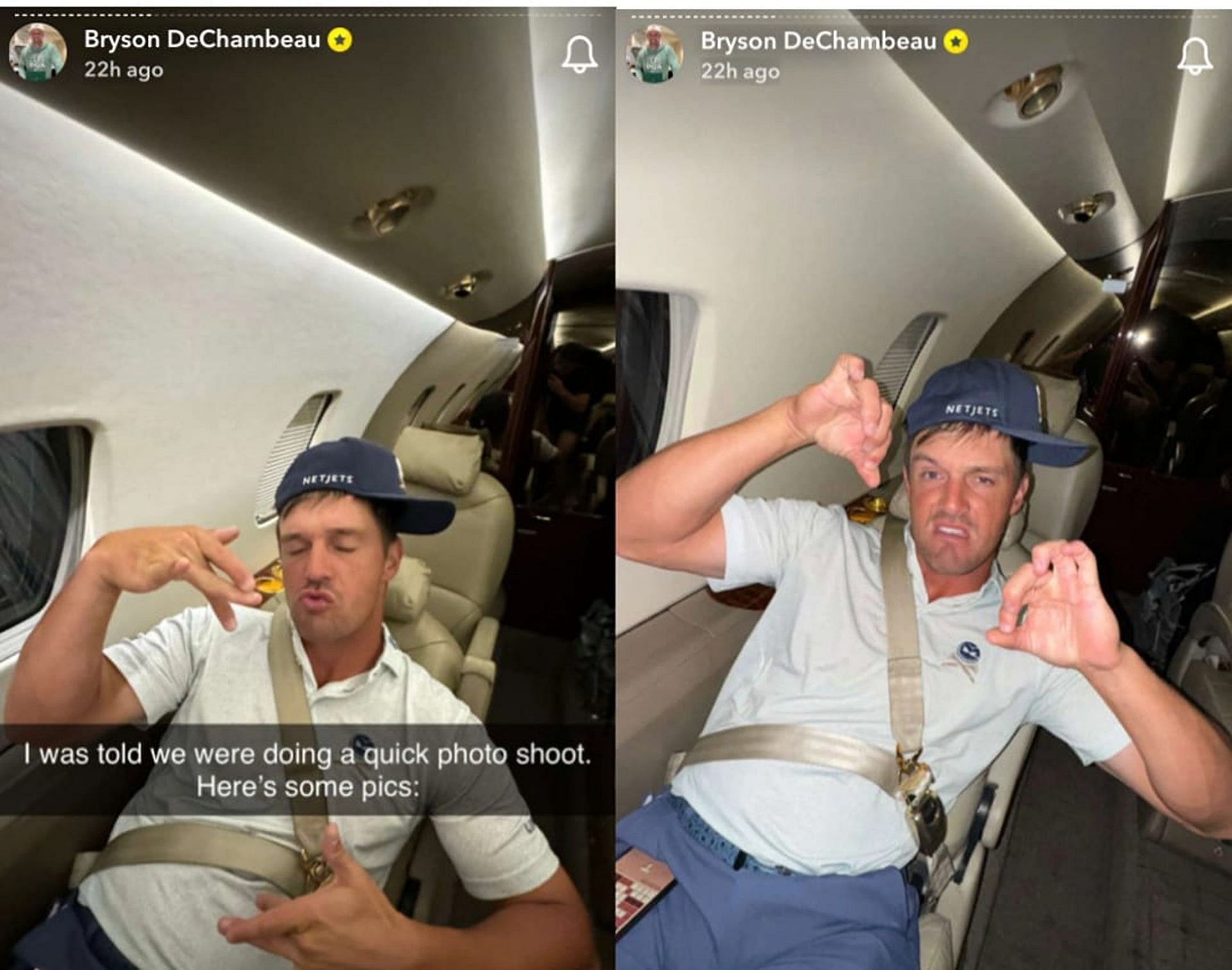 Still from Bryson DeChambeau Snapchat/@brysongolfs)