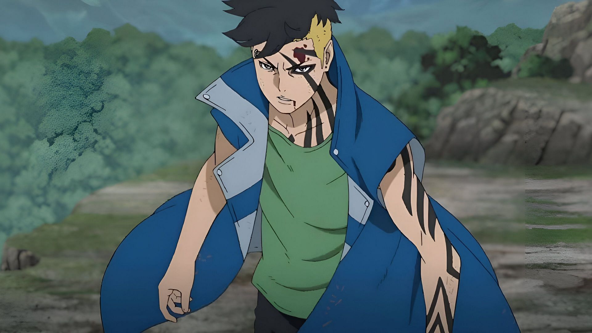 Kawaki, as seen in the anime (Image via Studio Pierrot)