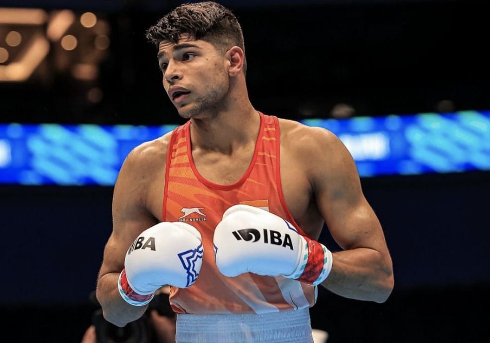 Nishant Dev. (Credit: Boxing Federation of India)