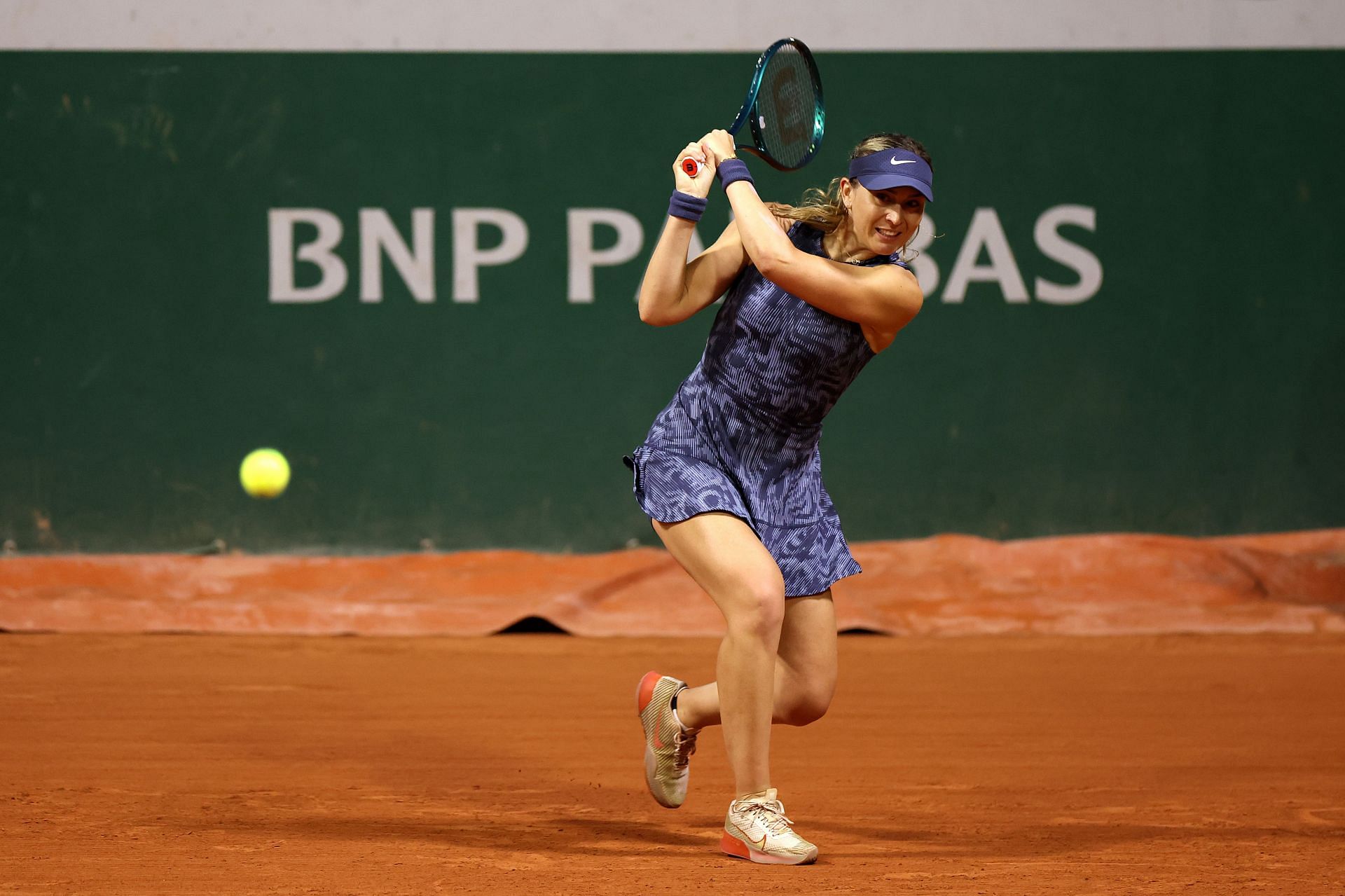 Paula Badosa at the 2024 French Open. (Photo: Getty)