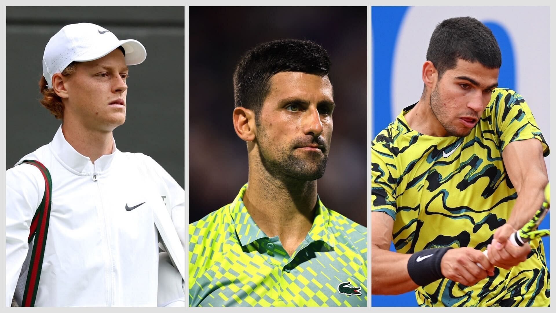 Alcaraz, Djokovic and Sinner have not appeared together in any Masters 1000 tournament on clay this season