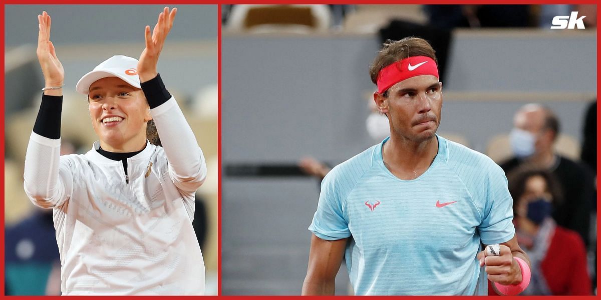 Rafael Nadal and Iga Swiatek will open their campaigns.