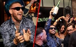 IN PHOTOS: Conor McGregor parties with alleged ex-mobster with a month remaining before Michael Chandler fight