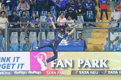 [Watch] Krunal Pandya's unbelievable one-handed boundary save leaves Naman Dhir disappointed in MI vs LSG match